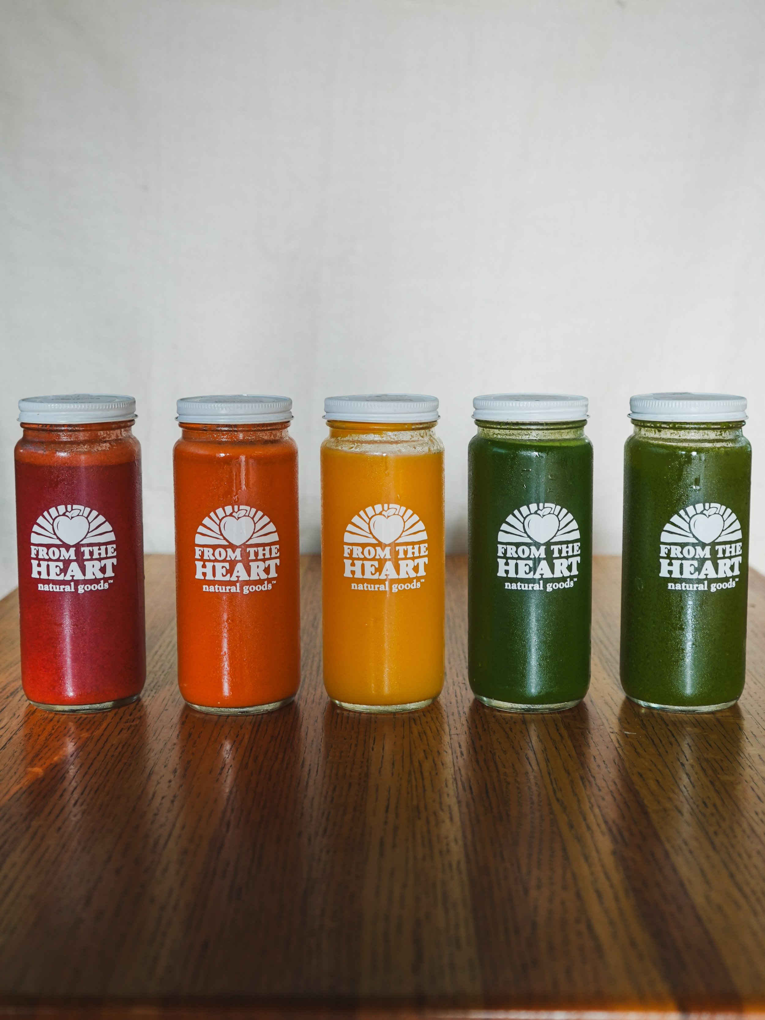 Drink the rainbow 🌈☀️🌿 with our Fresh Pressed Organic Juices! Our juices are made with just the good stuff - 100% organic fruits &amp; vegetables - squeezed fresh in house everyday 🥕🥒🍎🍋

After you enjoy your juice, you can return the glass bott