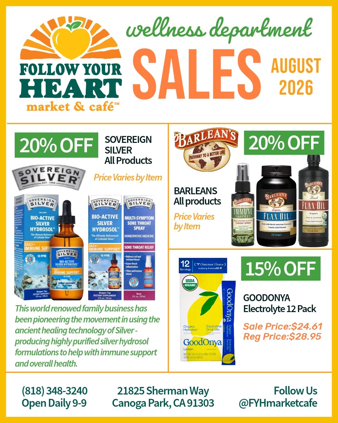 August Wellness Sales are live!!! ☀️🧴🧼🌿