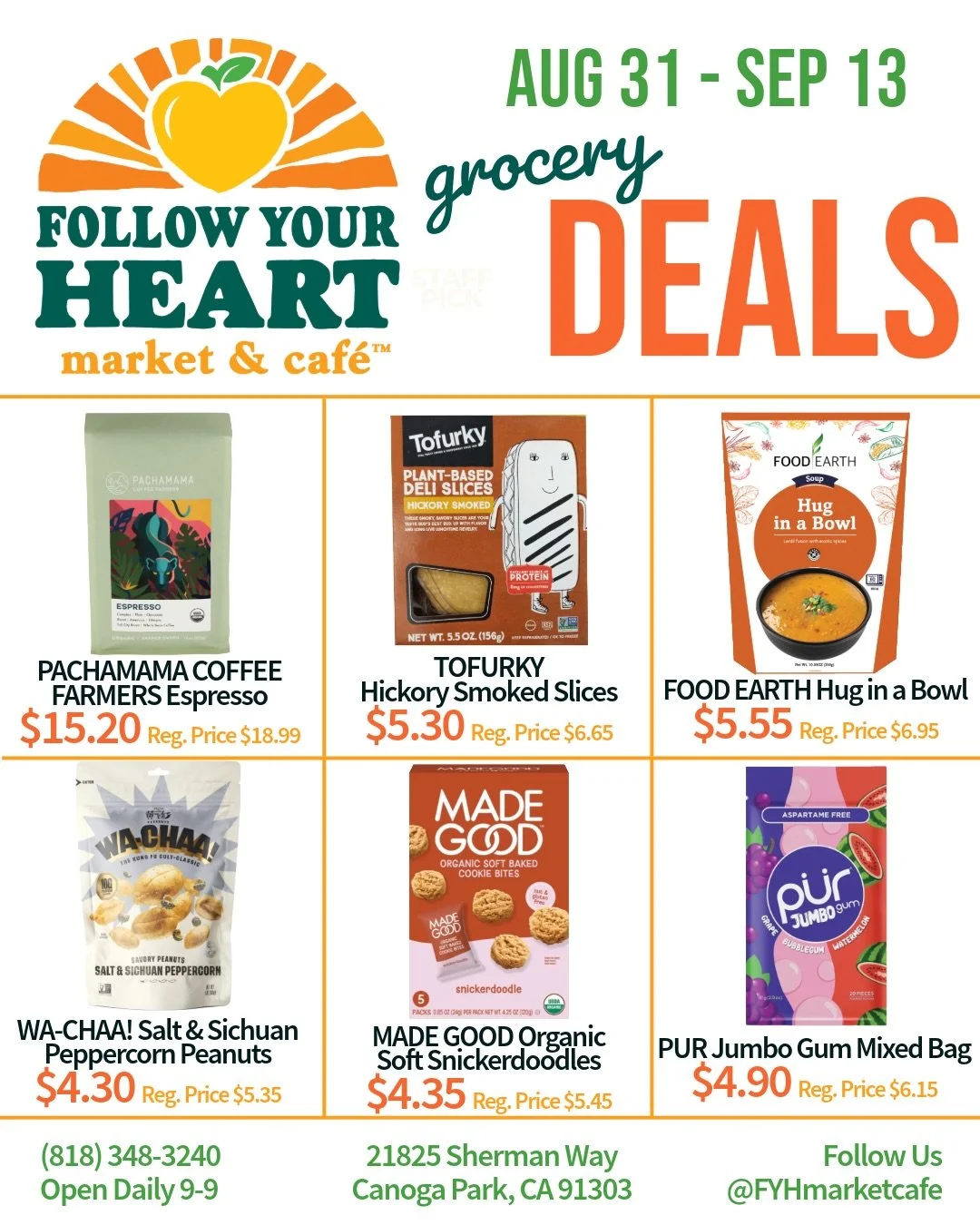 New week, new deals in our plant based grocery store ✌️🌱💕