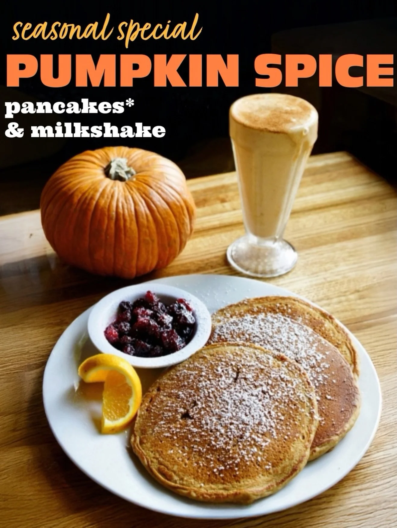 Pumpkin Pancakes &amp; Milkshakes are back for the season!! 👻🎃 *The Pancakes are only available during brunch hours, every Saturday and Sunday from 9AM to 3PM. See you this weekend ✌️ 

#FYHmarketcafe