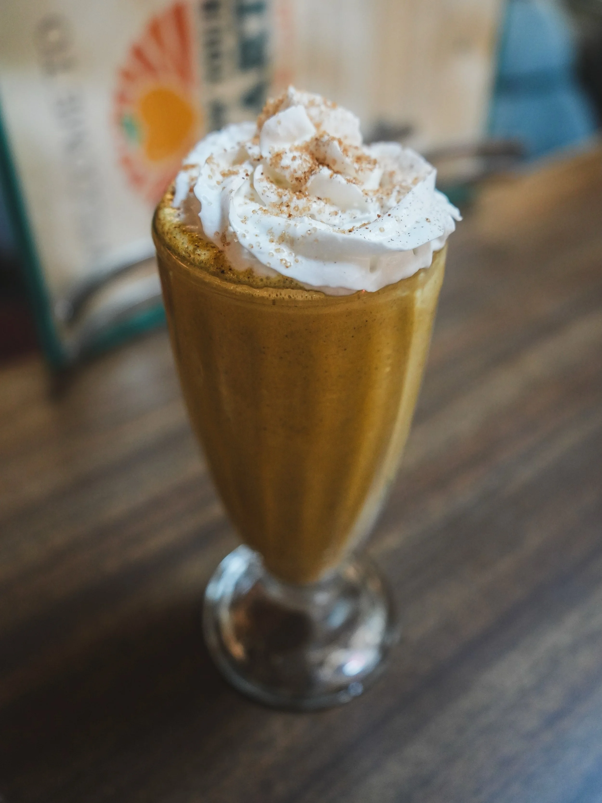 Come get yourself a Pumpkin Milkshake today 🎃👻💛 For a limited time only!
