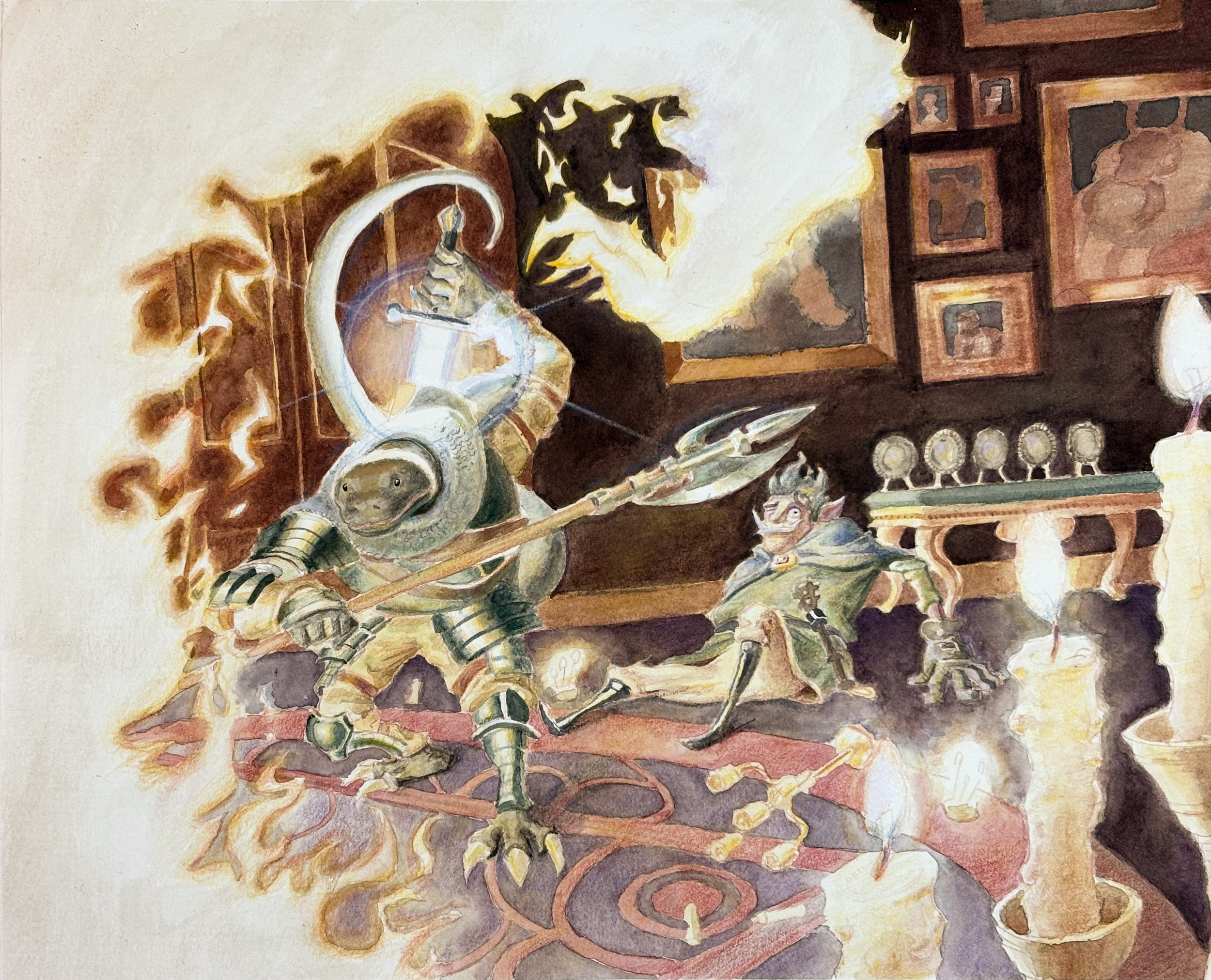 A Little Late
Watercolor
2025