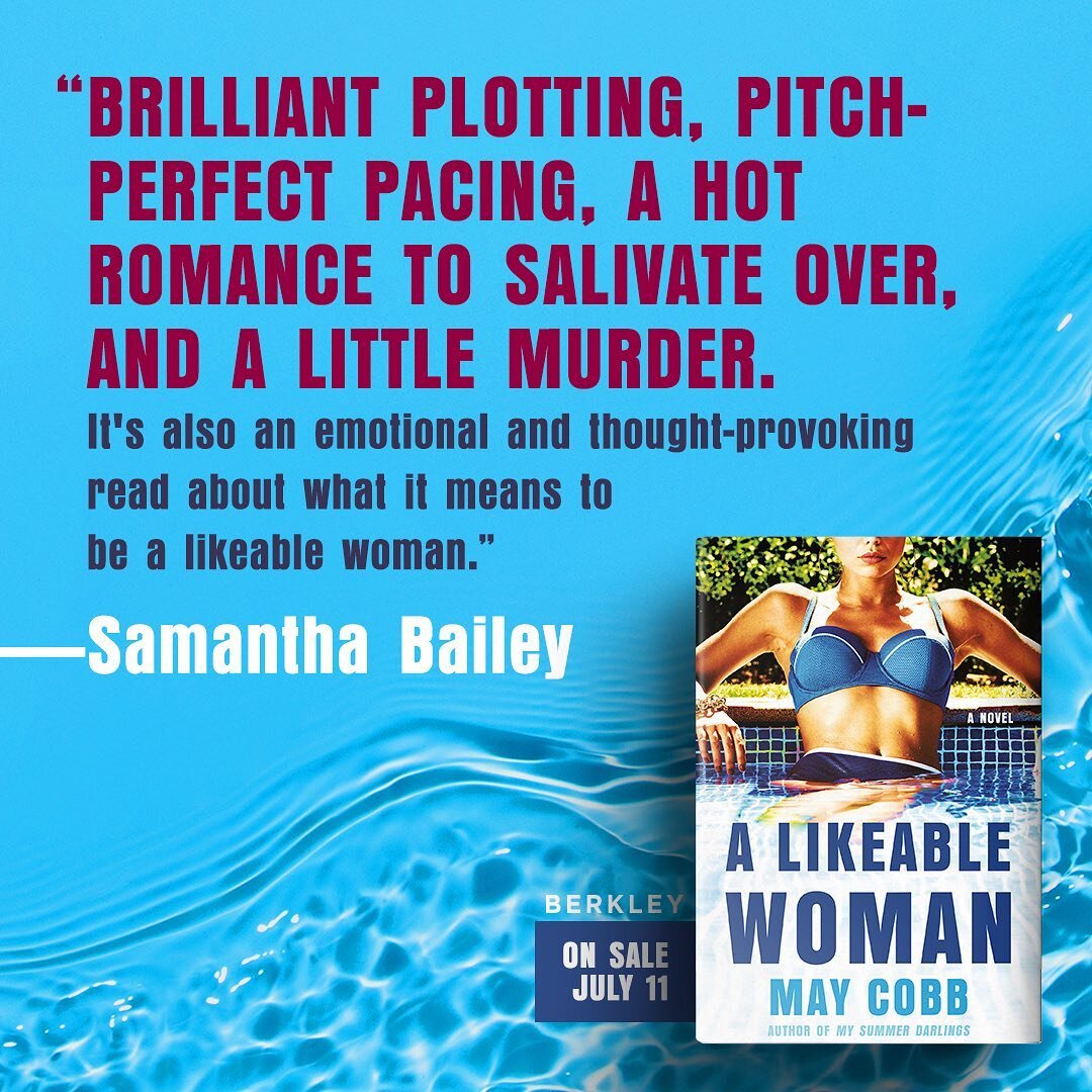📚A LIKEABLE WOMAN IS OUT IN JUST 3 MONTHS!! 😍 I&rsquo;m enormously grateful to the luminous &amp; brilliant @sbaileybooks for this lovely quote! I&rsquo;m pretty sure everyone knows that I&rsquo;m obsessed with Sam &amp; her mind-blowing thrillers 