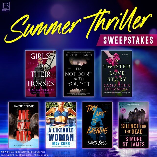 🏝Summer Thriller Sweepstakes! A LIKEABLE WOMAN is up for grabs alongside these other 🔥🔥🔥thrillers out soon from @berkleypub !!😈🏝📚🔥🖤

http://bit.ly/3mejQLK 

#summer #reading #berkleypublishing #bookstagram #poolsidereads