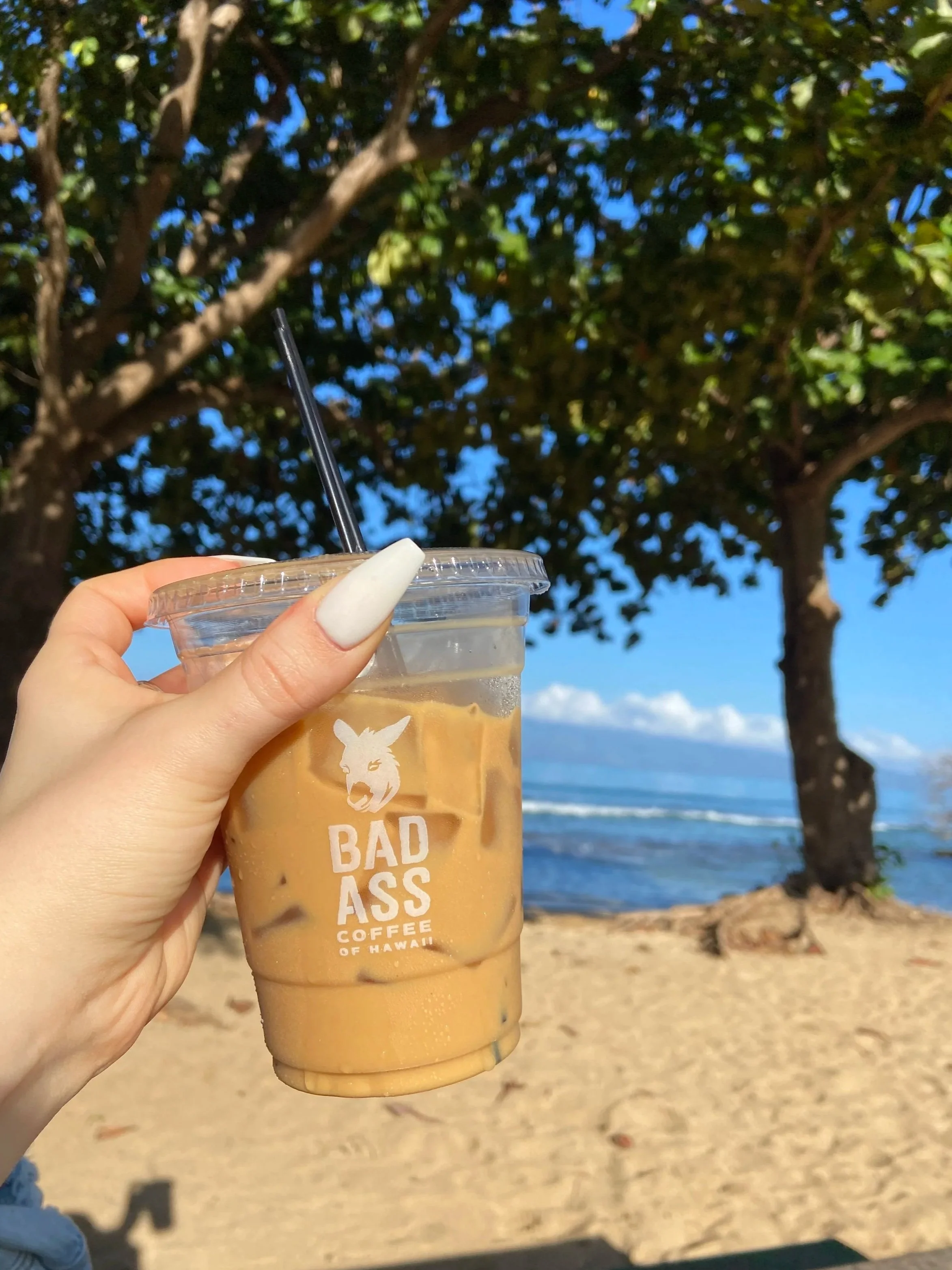 📍Lahaina, Hawaii 
coffee+beach = bliss