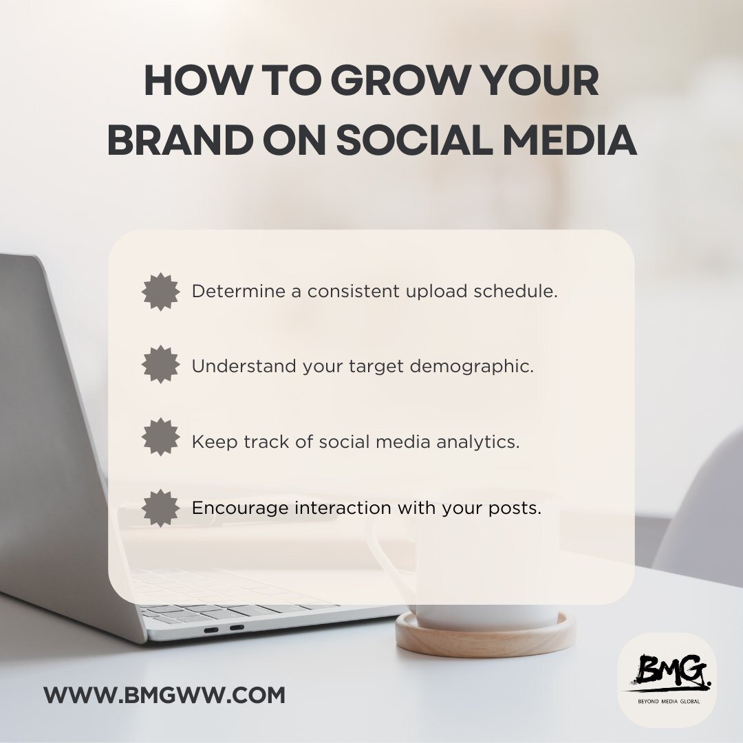 Unlock the power of Social Media, elevate your brand with these proven strategies. contact us for more information https://www.bmgww.com/ 

#BrandGrowth #digitalmarketingconsultants #digitalmarketinggrowth #digitalmarketinghelper #NewJersey #websited