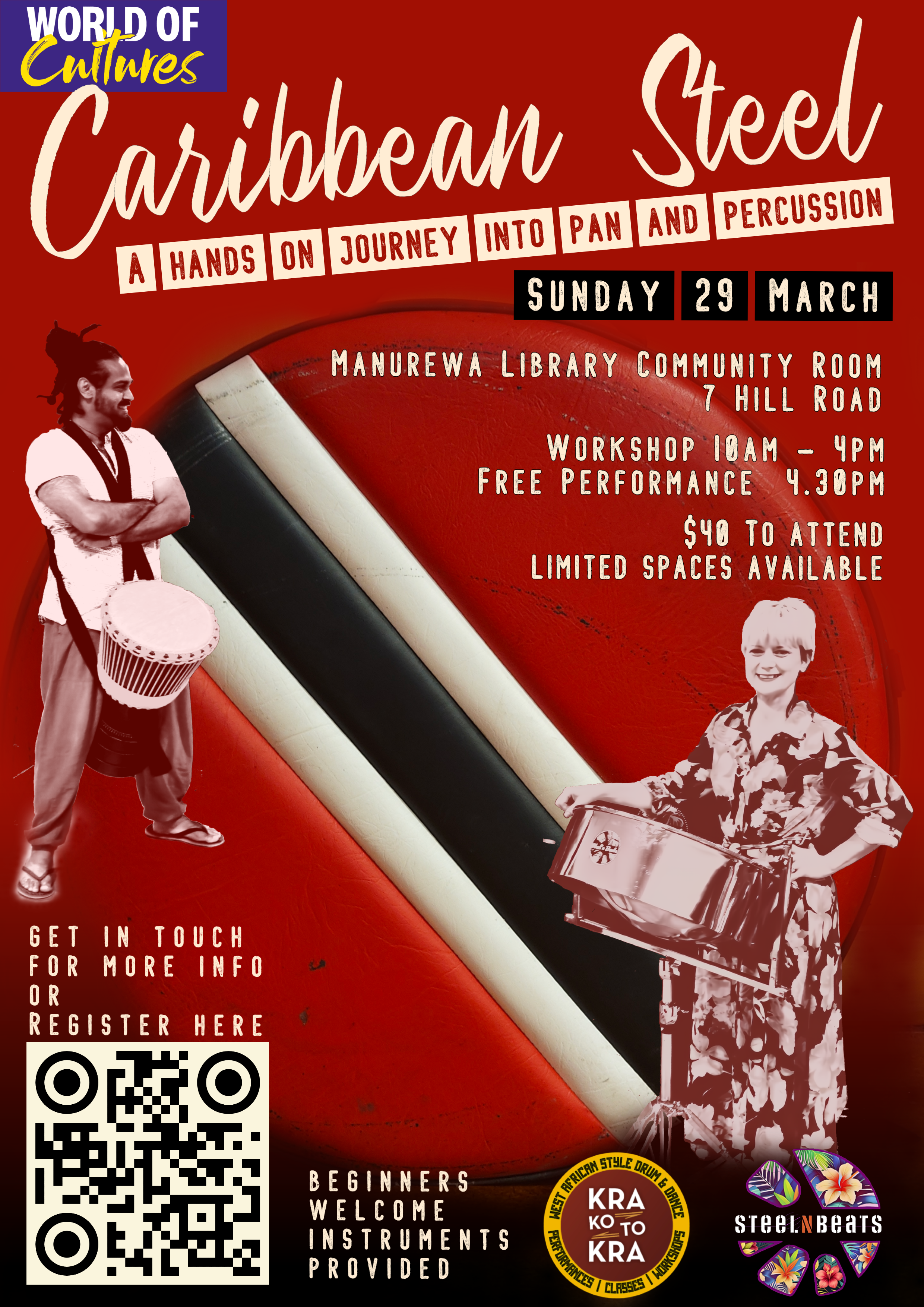 Caribbean Steel - A Hands On Journey into Pan and Percussion