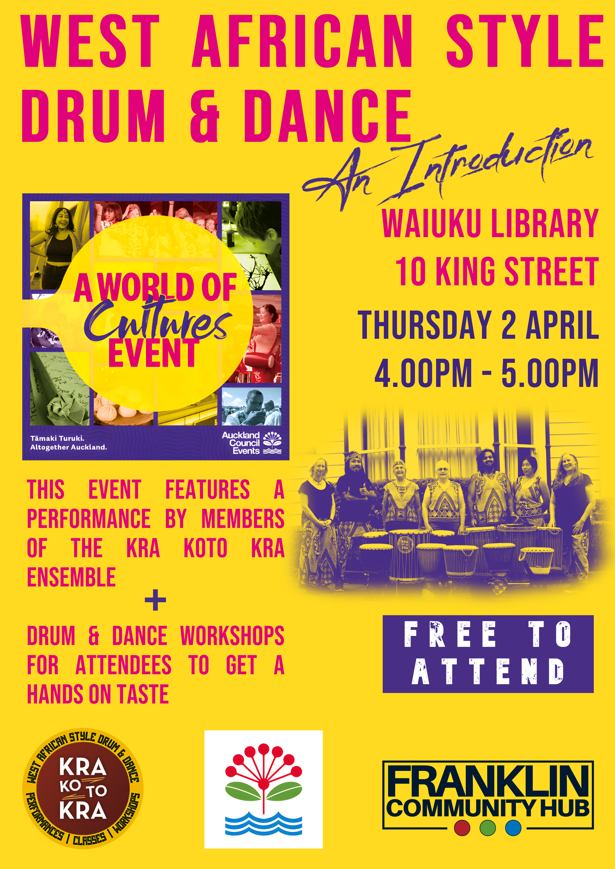 An introduction to West African Drum and Dance