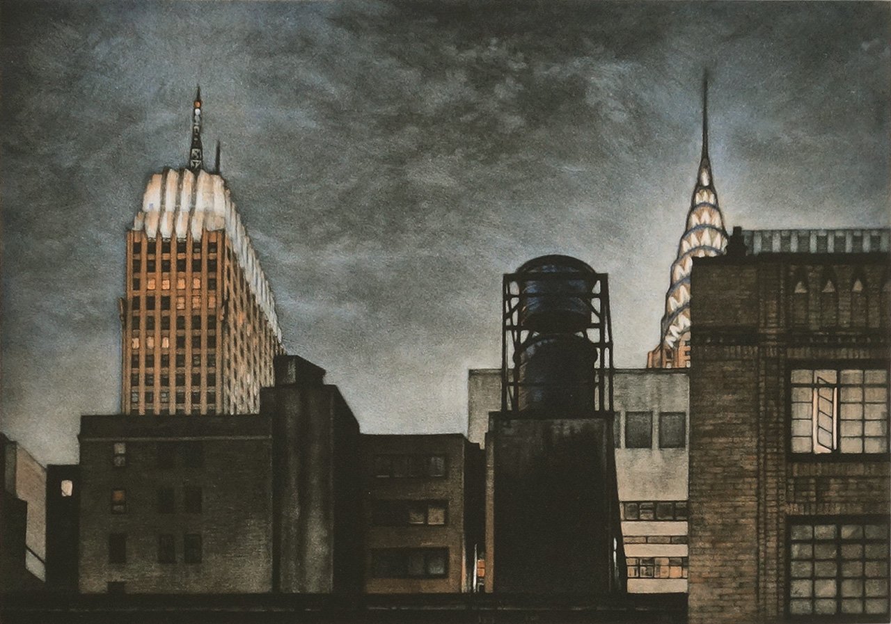 Rivals, 6 3/4 x 9 1/2", mezzotint