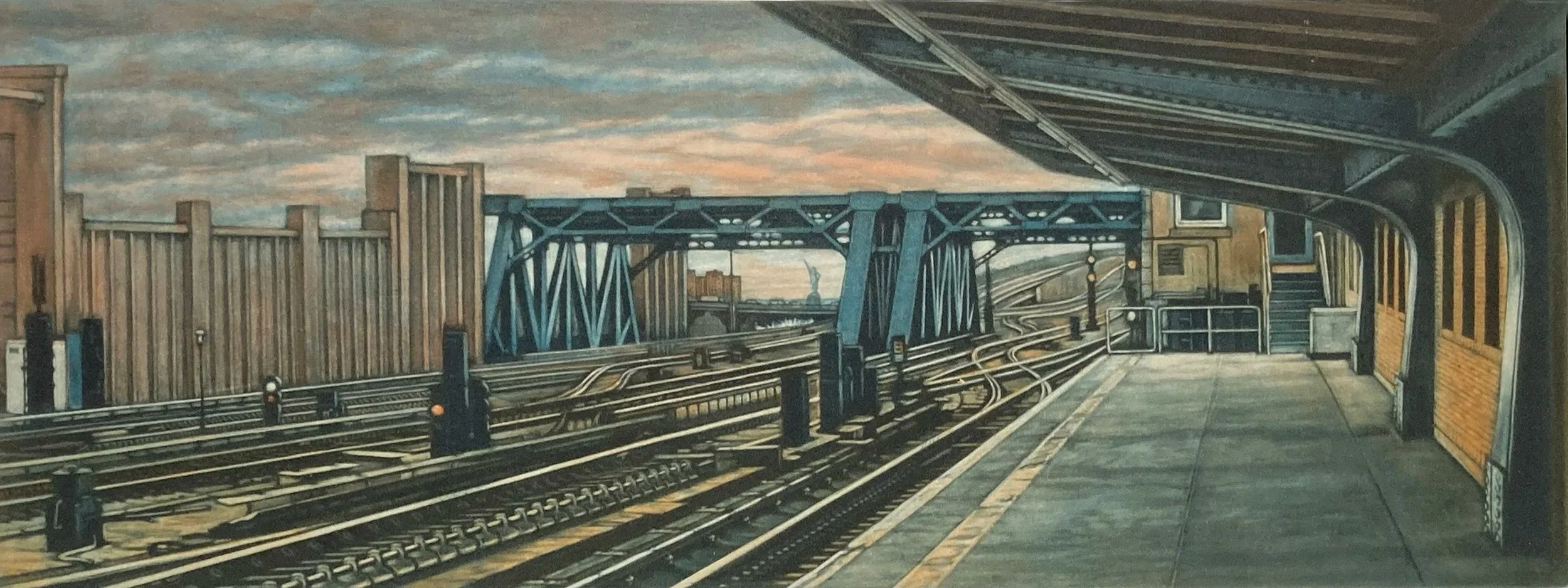 4th Avenue Print with no hand coloring