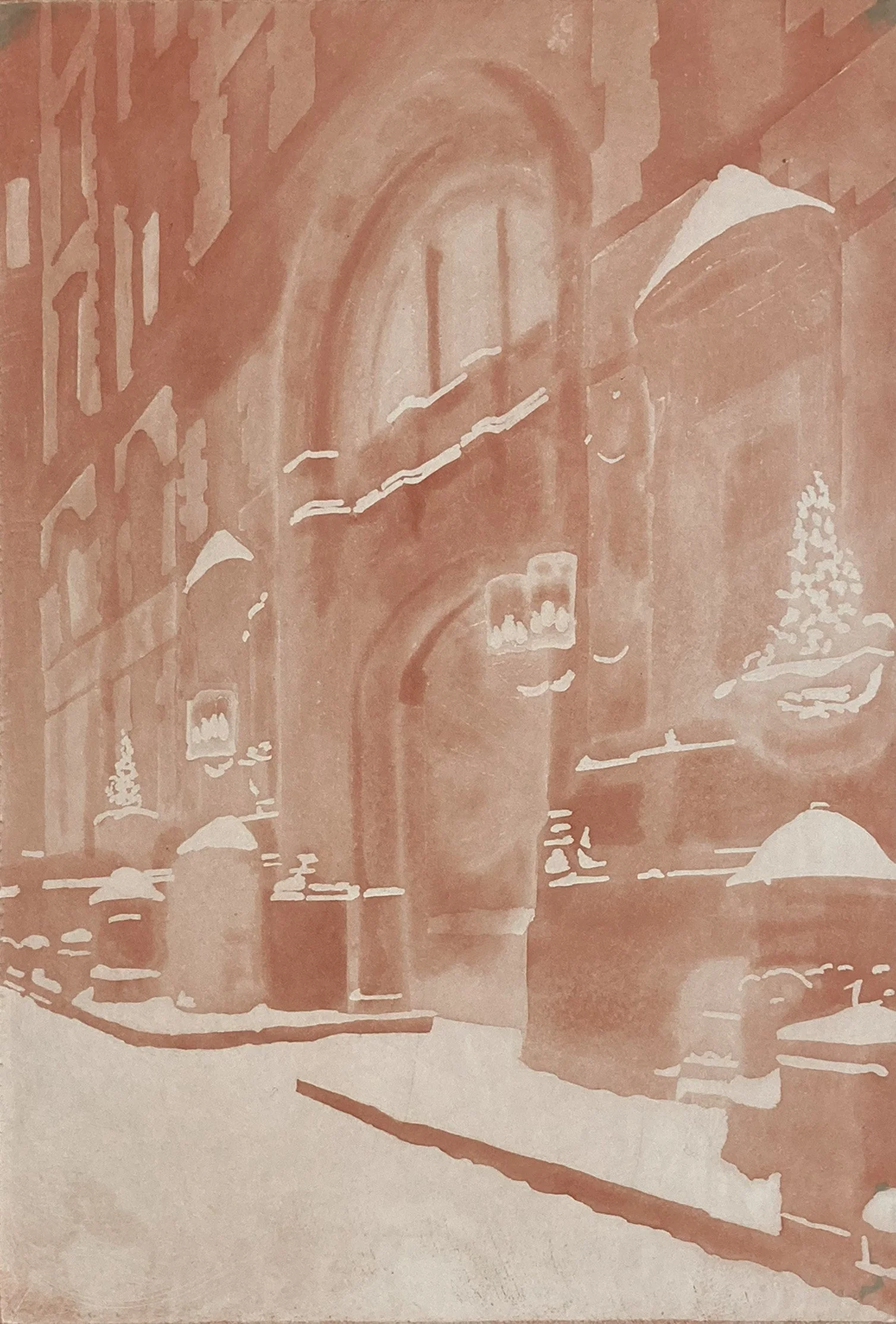 The Dakota's red plate