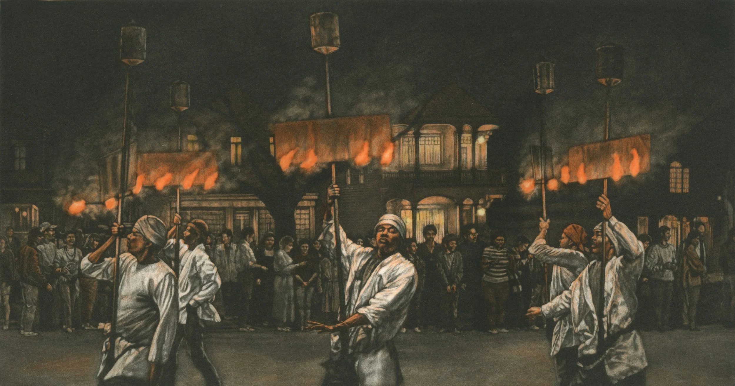 Fire Dance - final print