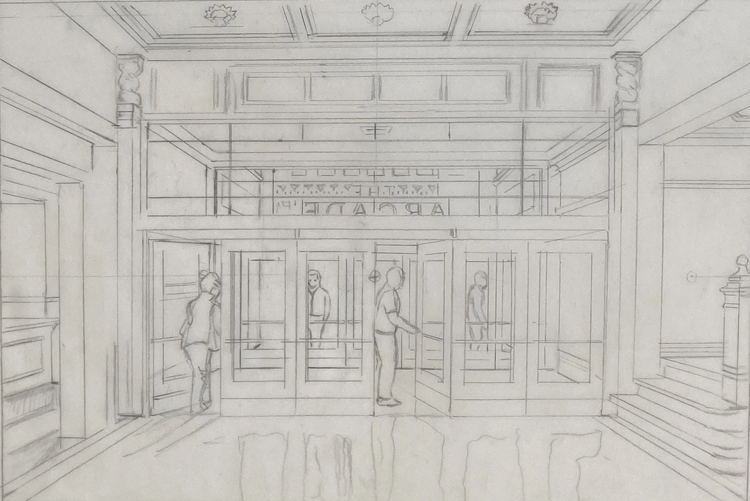 Jewel Box - line drawing