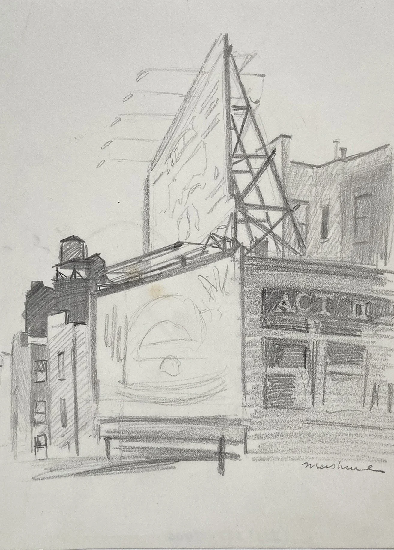 Village Cigars - sketch I