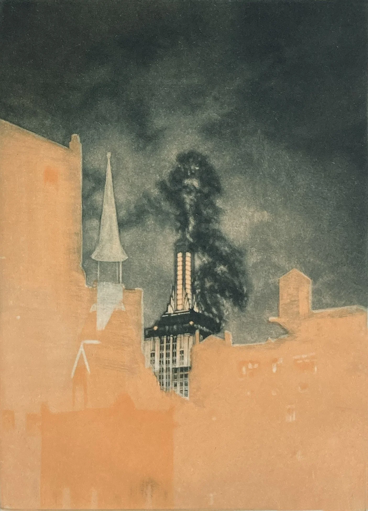 Luminous - orange and second plate