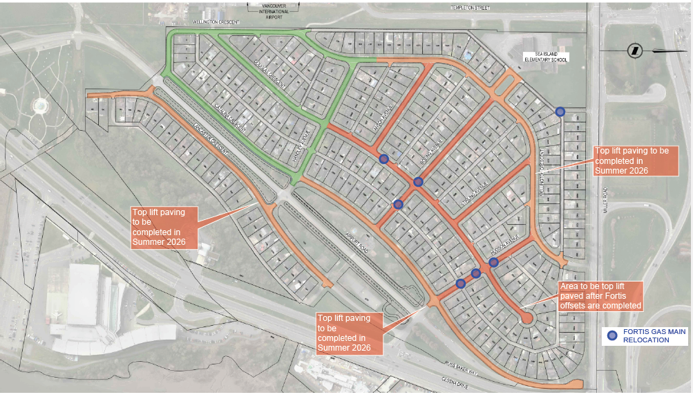 City of Richmond (CoR) Burkeville Utility Upgrade Project 2026: Final Paving Works