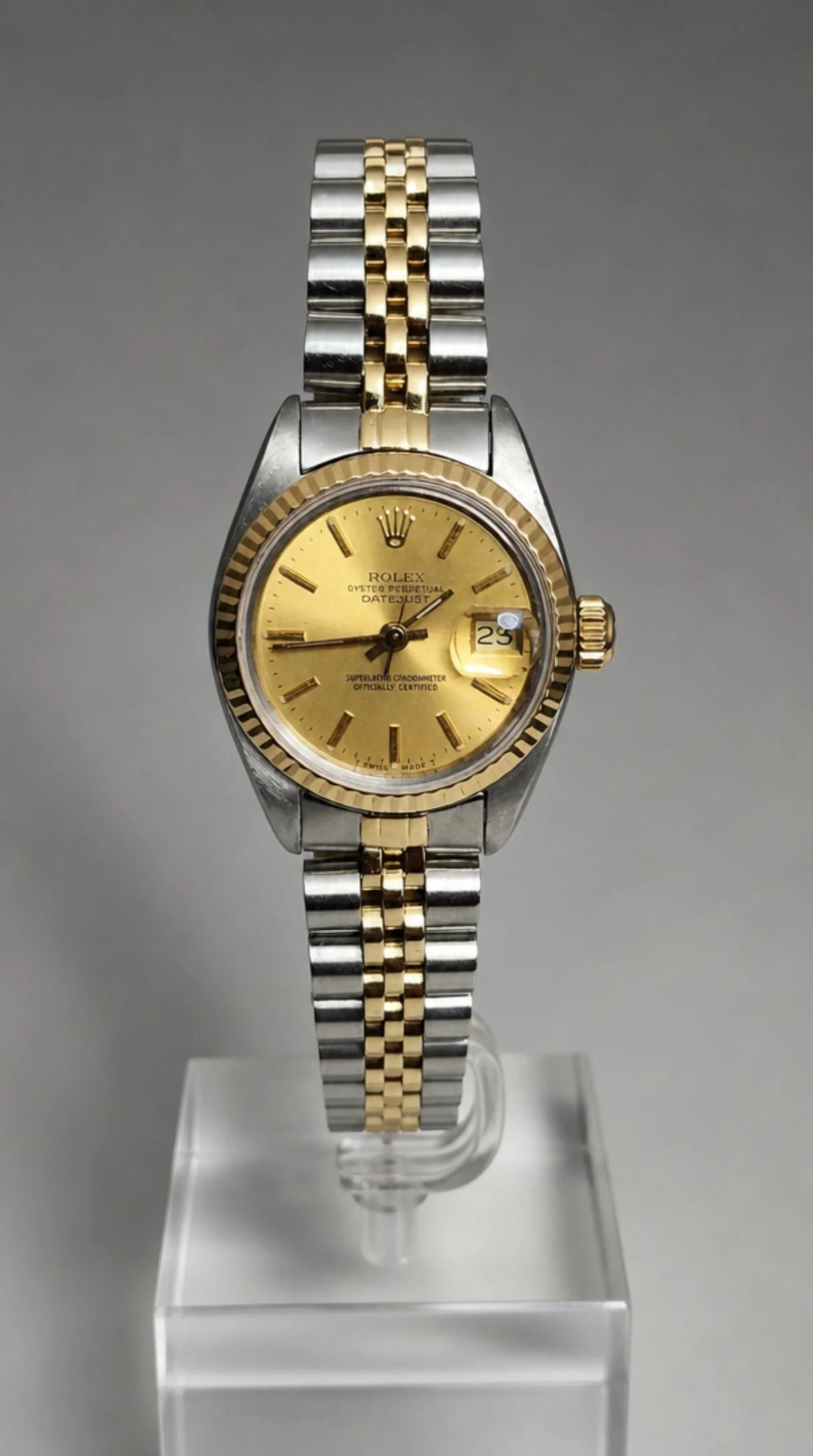 Beautiful Lady's Rolex Datejust Watch - Box, Booklet, Hang Tag & Fully Serviced
