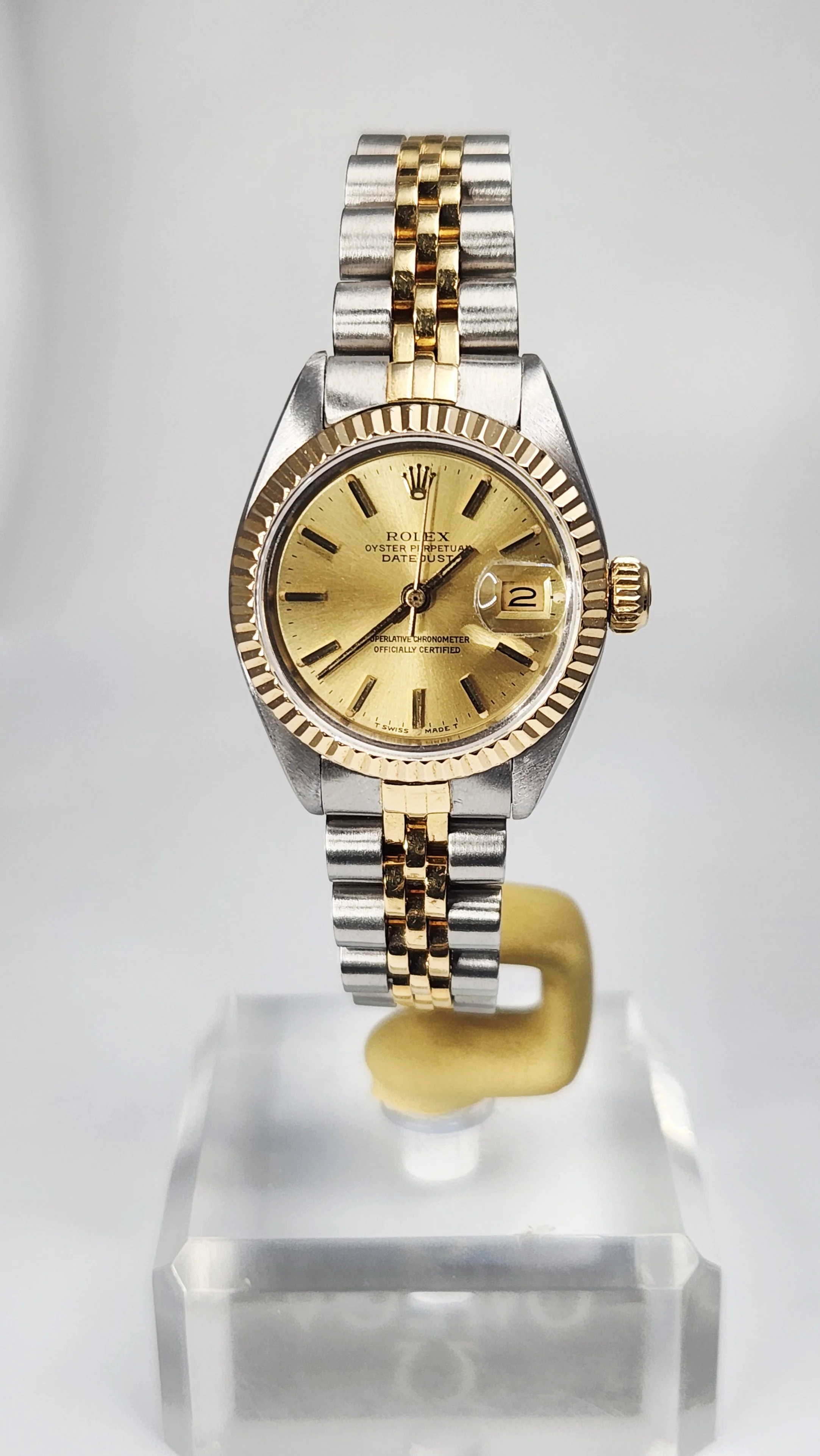 Beautiful Lady's Rolex Datejust Watch - Box, Booklet, Hang Tag & Fully Serviced