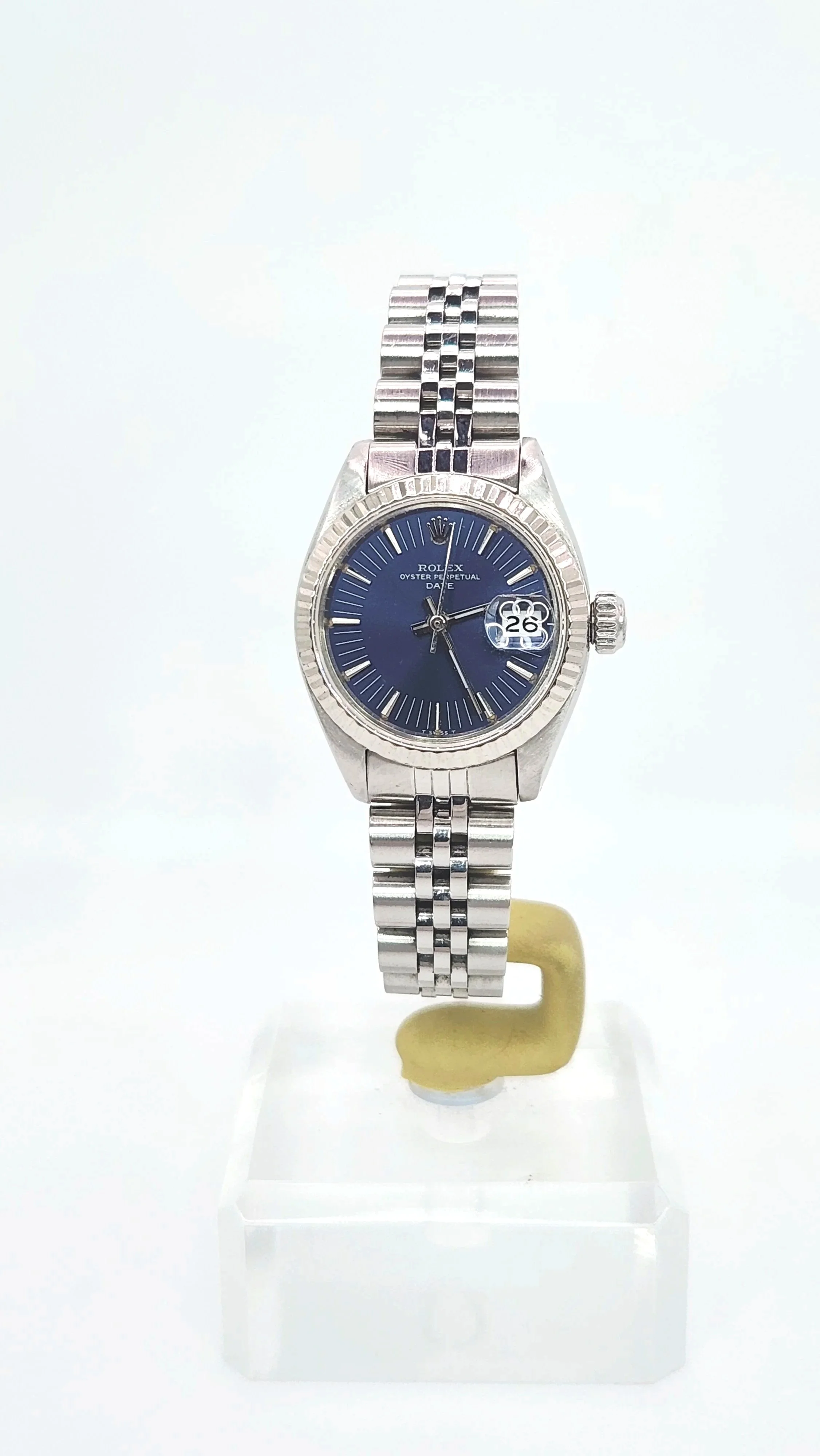 Lady's Rolex Oyster Perpetual Date Watch - Box, Booklet, Hang Tag & Fully Serviced