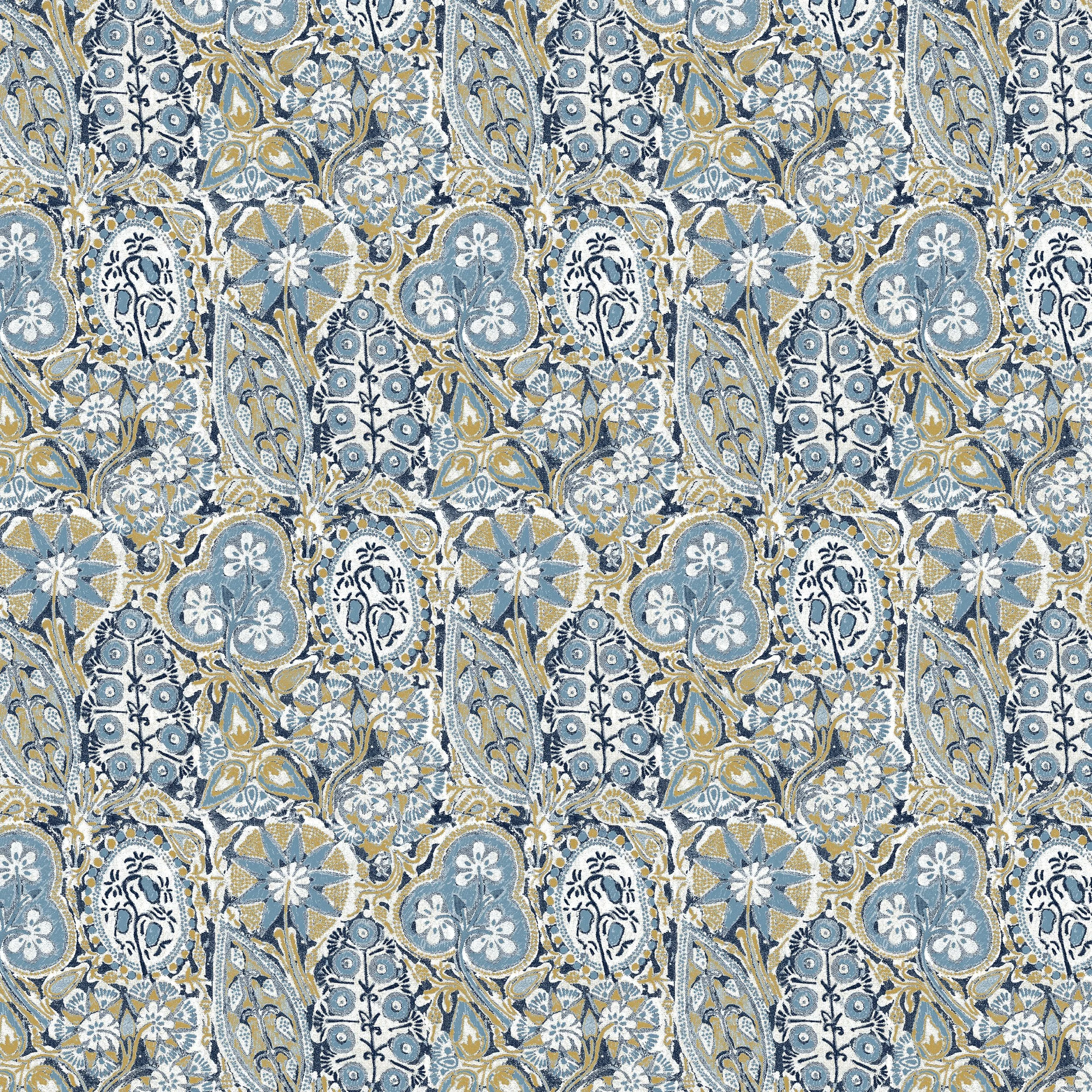 Gujurat Block Indigo Caramel