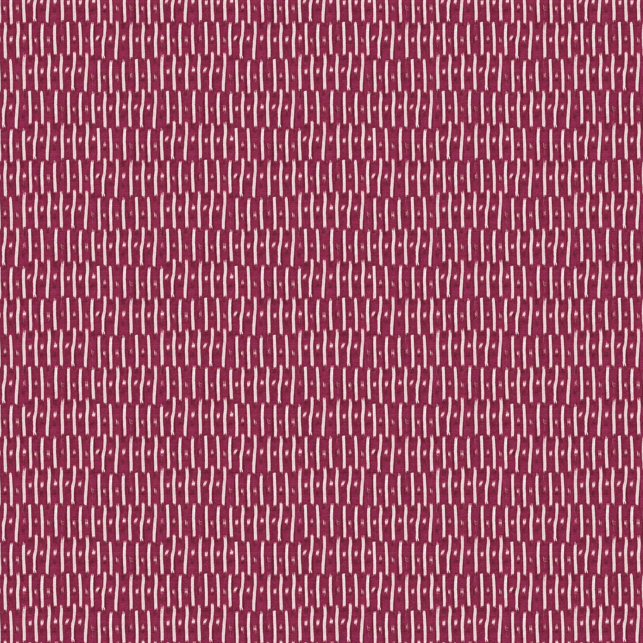 Dot Dash Ikat Aubergine