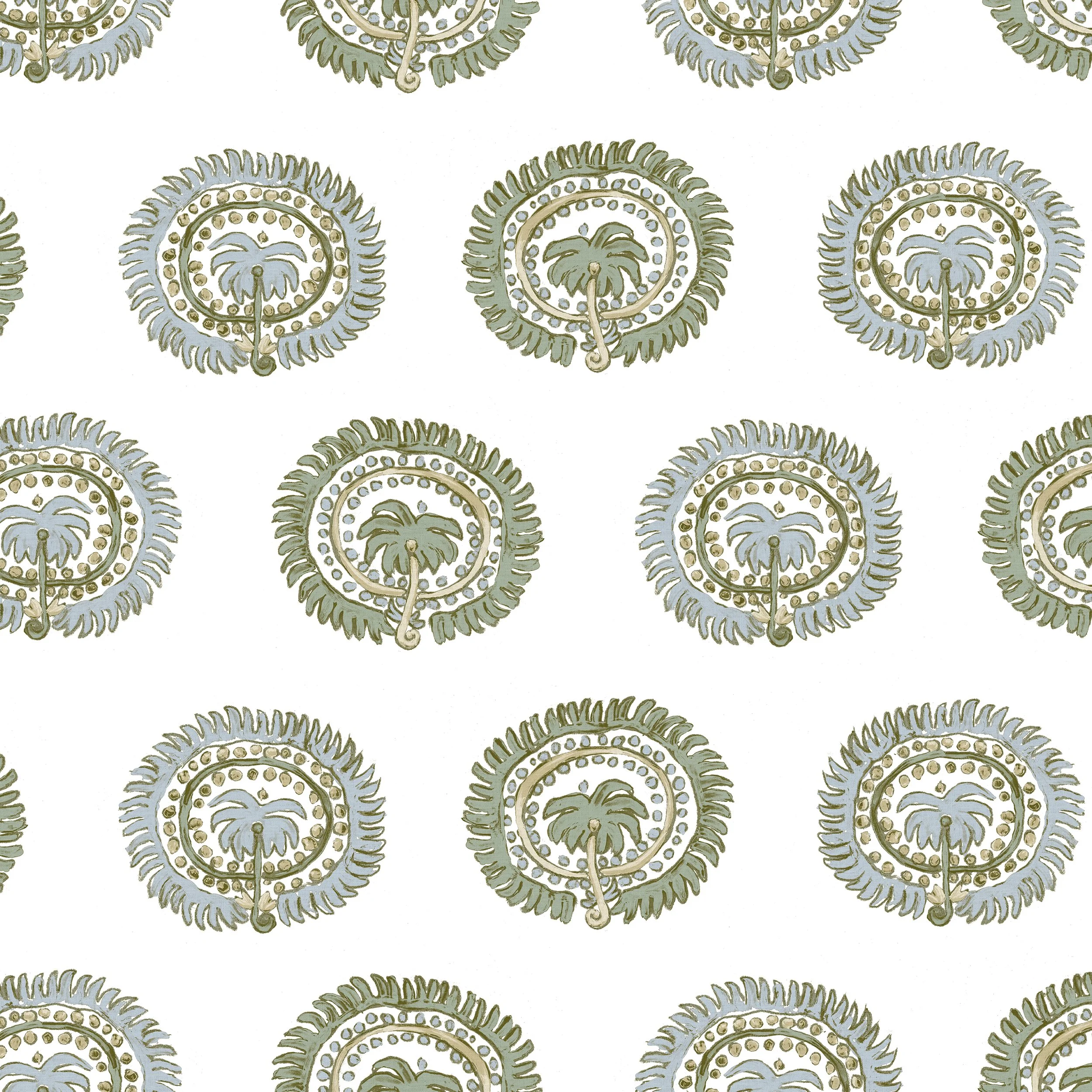 XL Palm Badges Spearmint