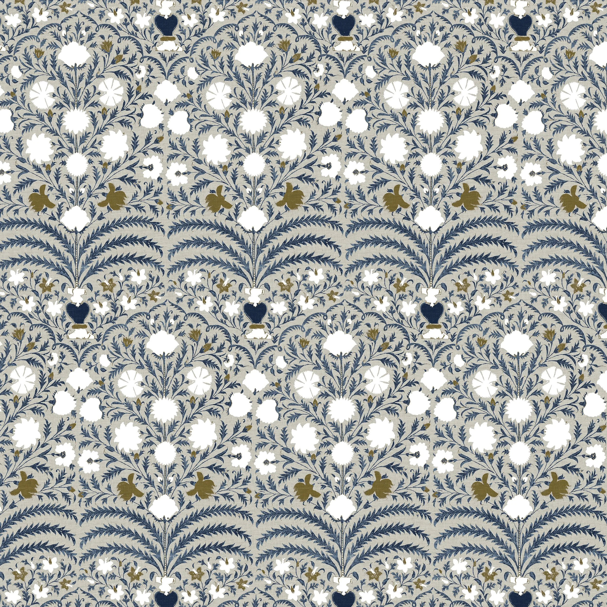 Mughal Palace Caramel Denim