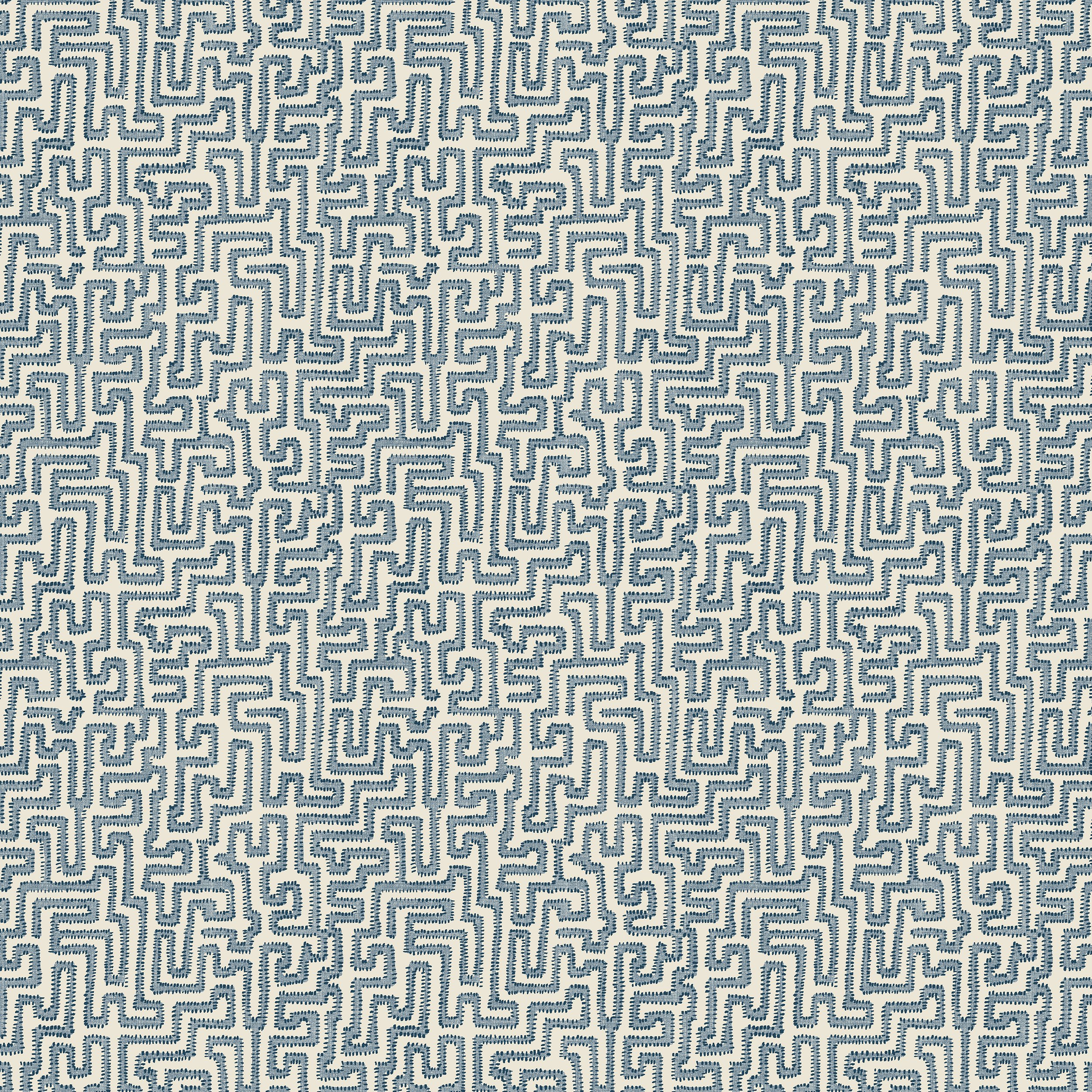 Stitched Puzzle Chambray