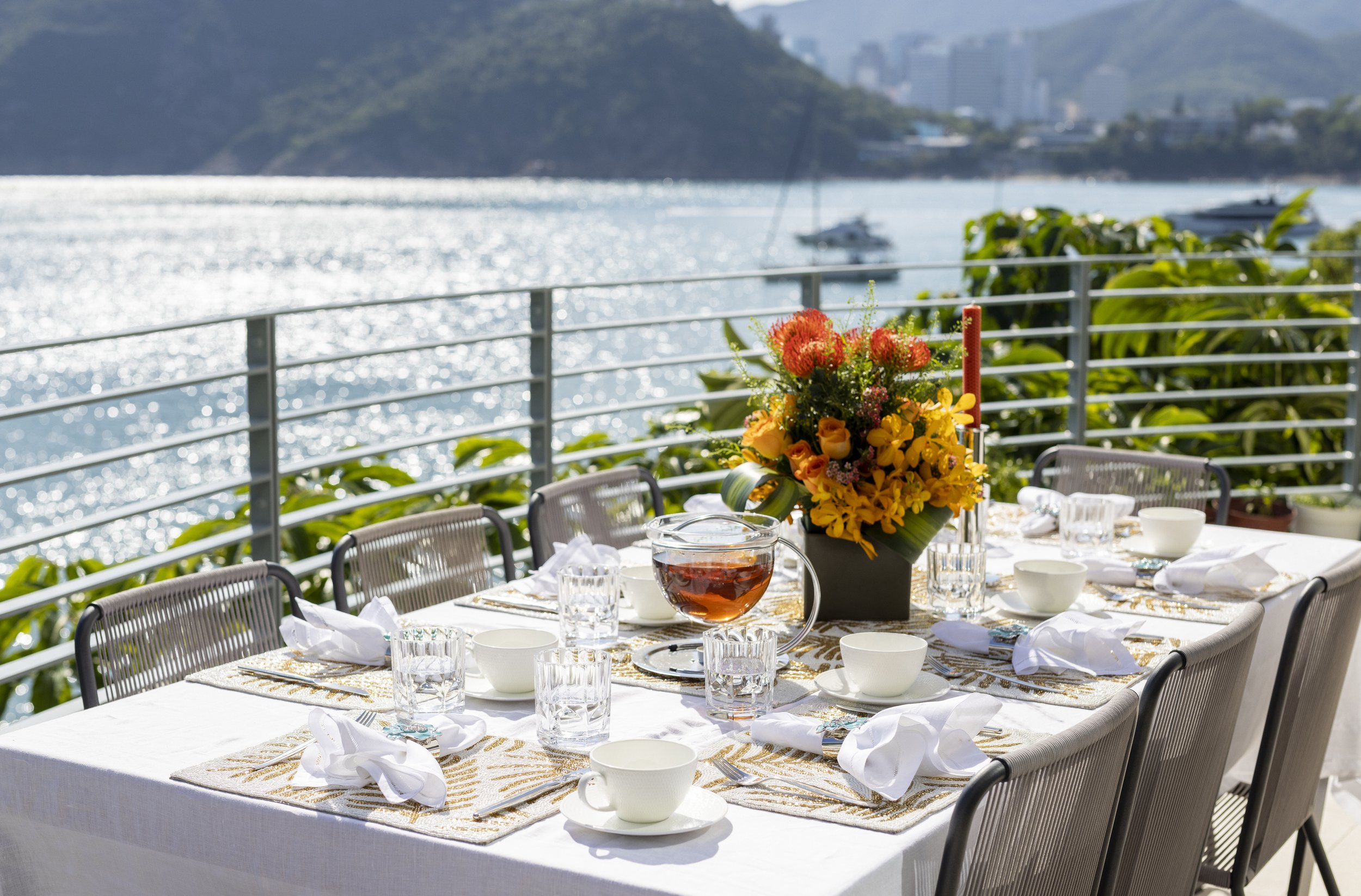 Beautiful Time for Tea table setting Hong Kong