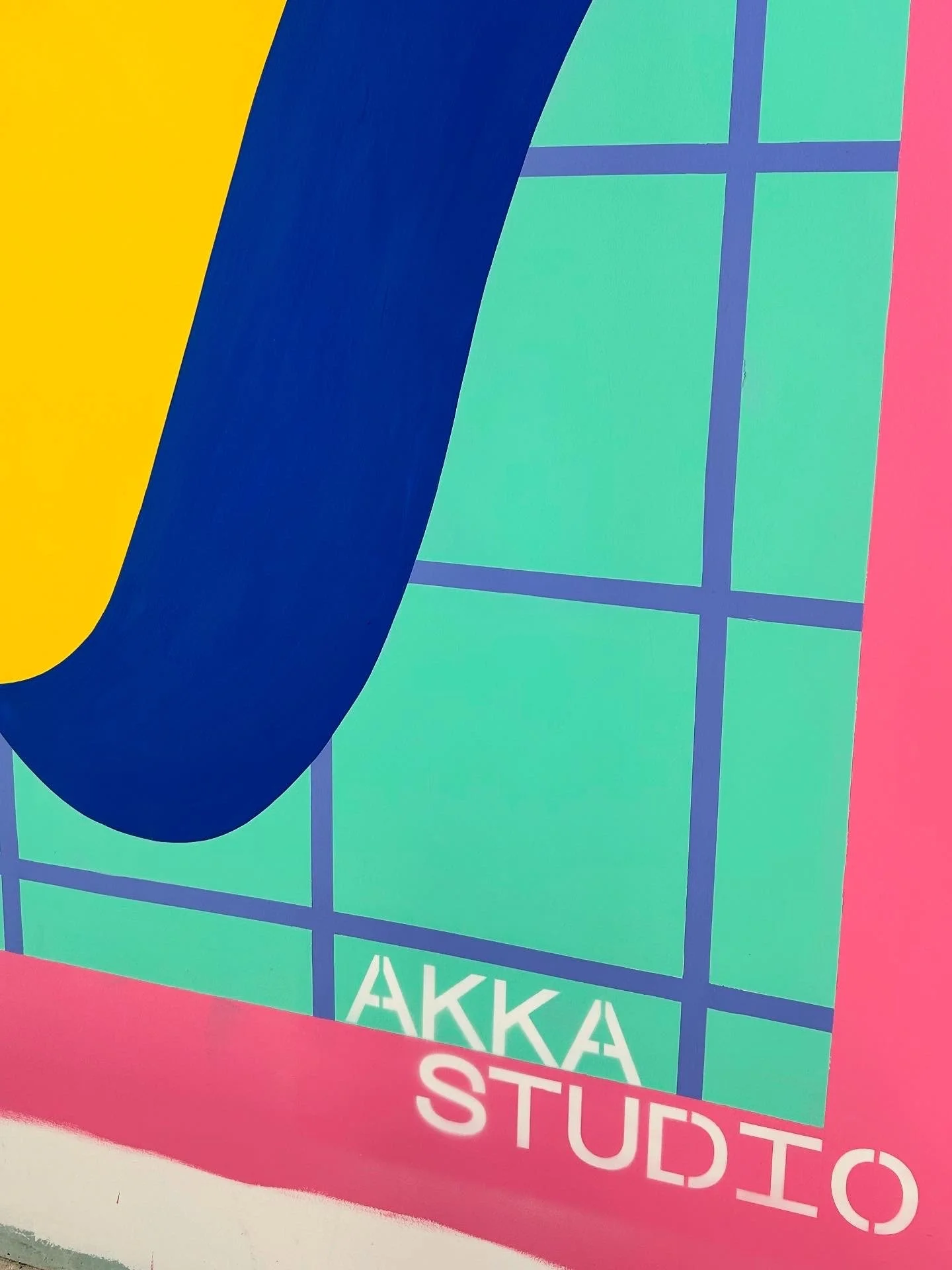 Fresque par l'artiste Chloé Bernard pour la résidence SACVL Lyon