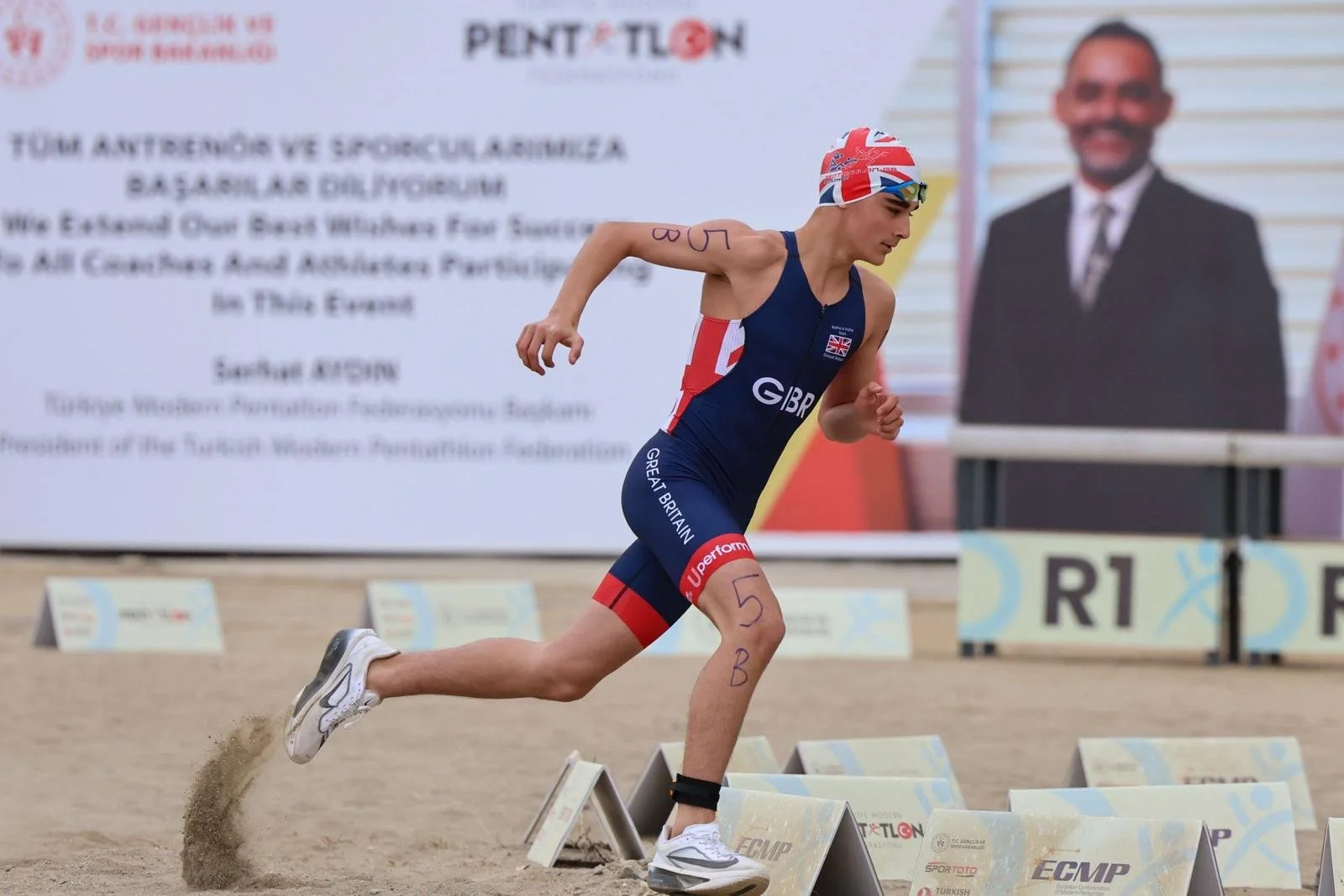 Abingdon Athletes win gold and silver at the European Biathle Championships