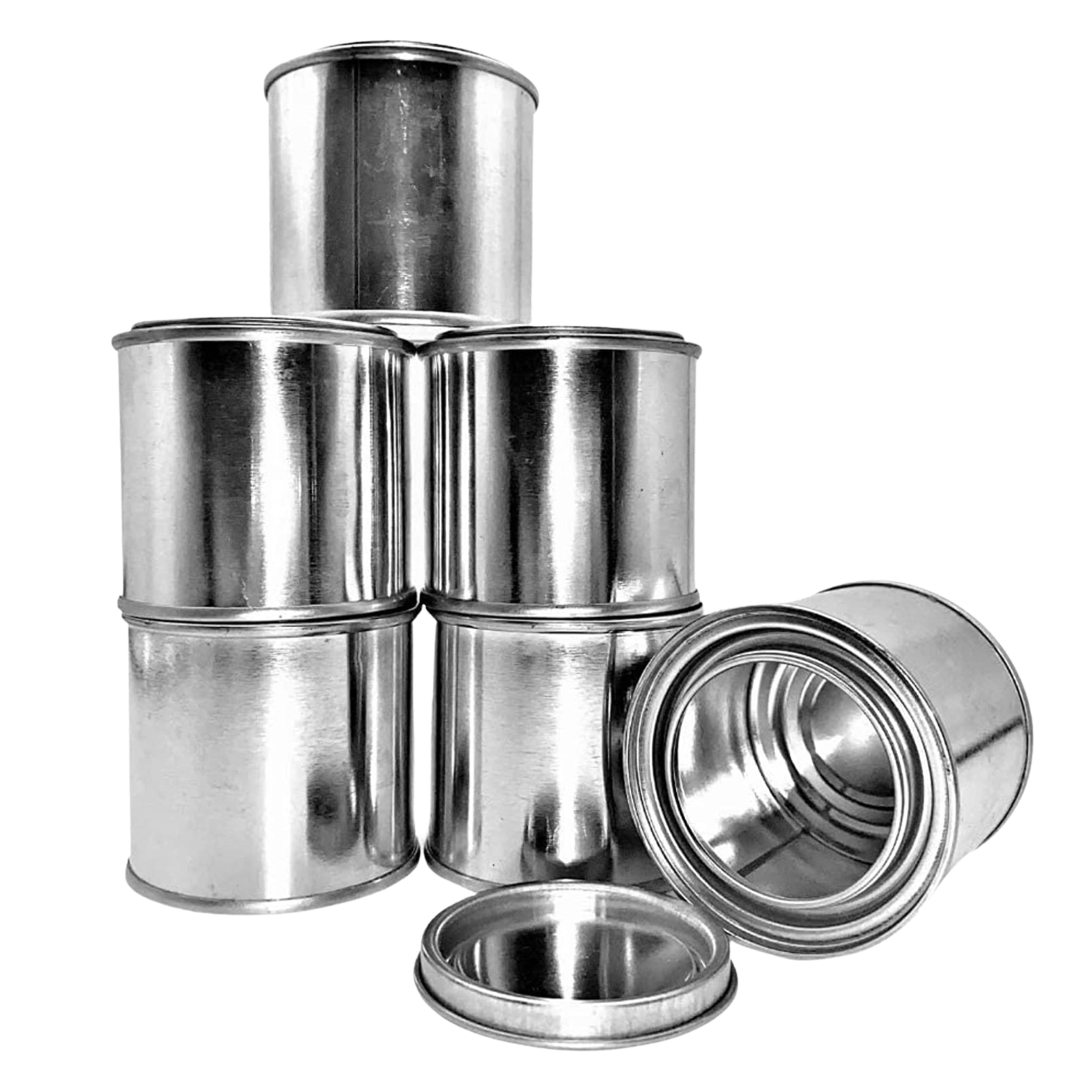 Blysk Empty Metal Paint Cans with Lids (1/4 Pint)