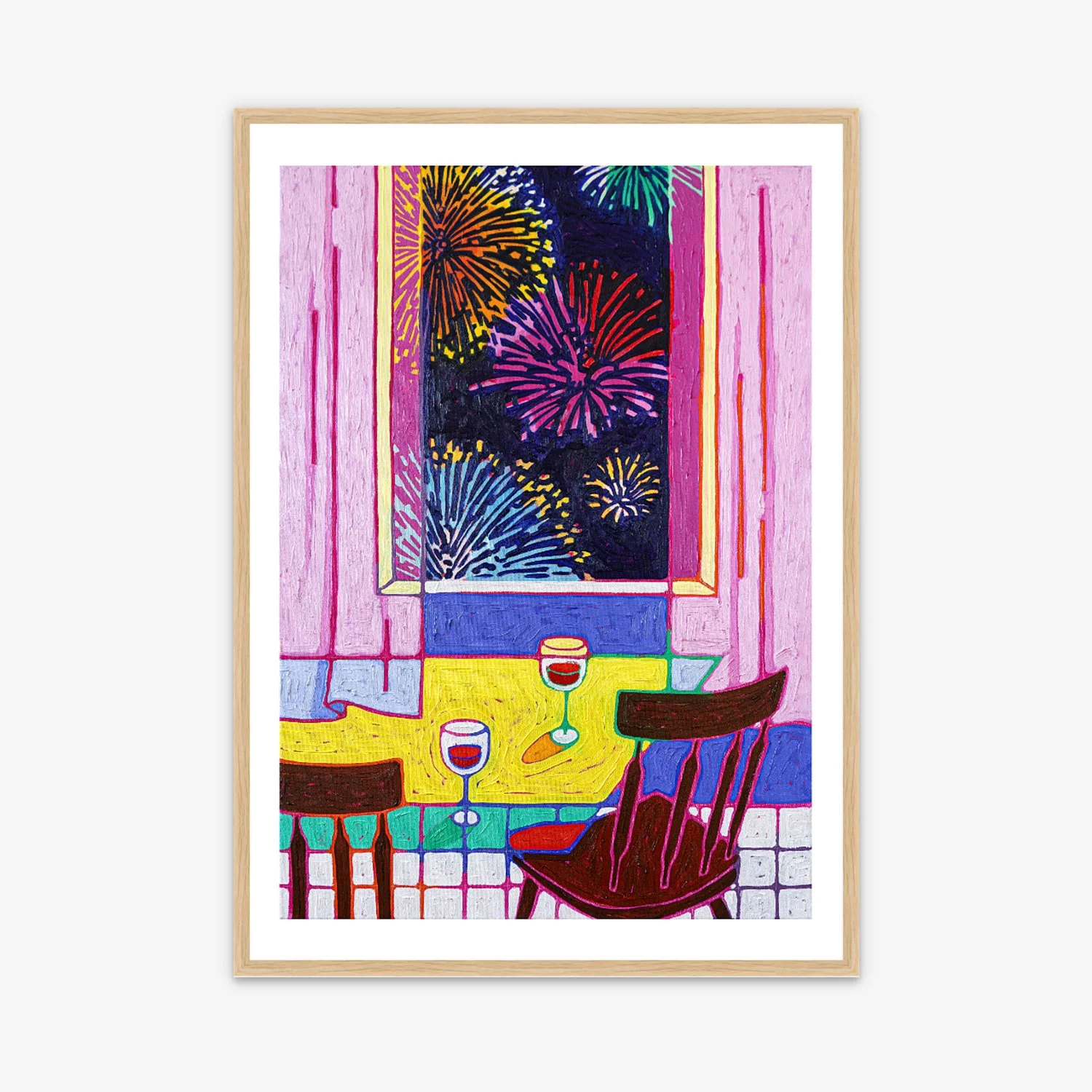 Fireworks At Night