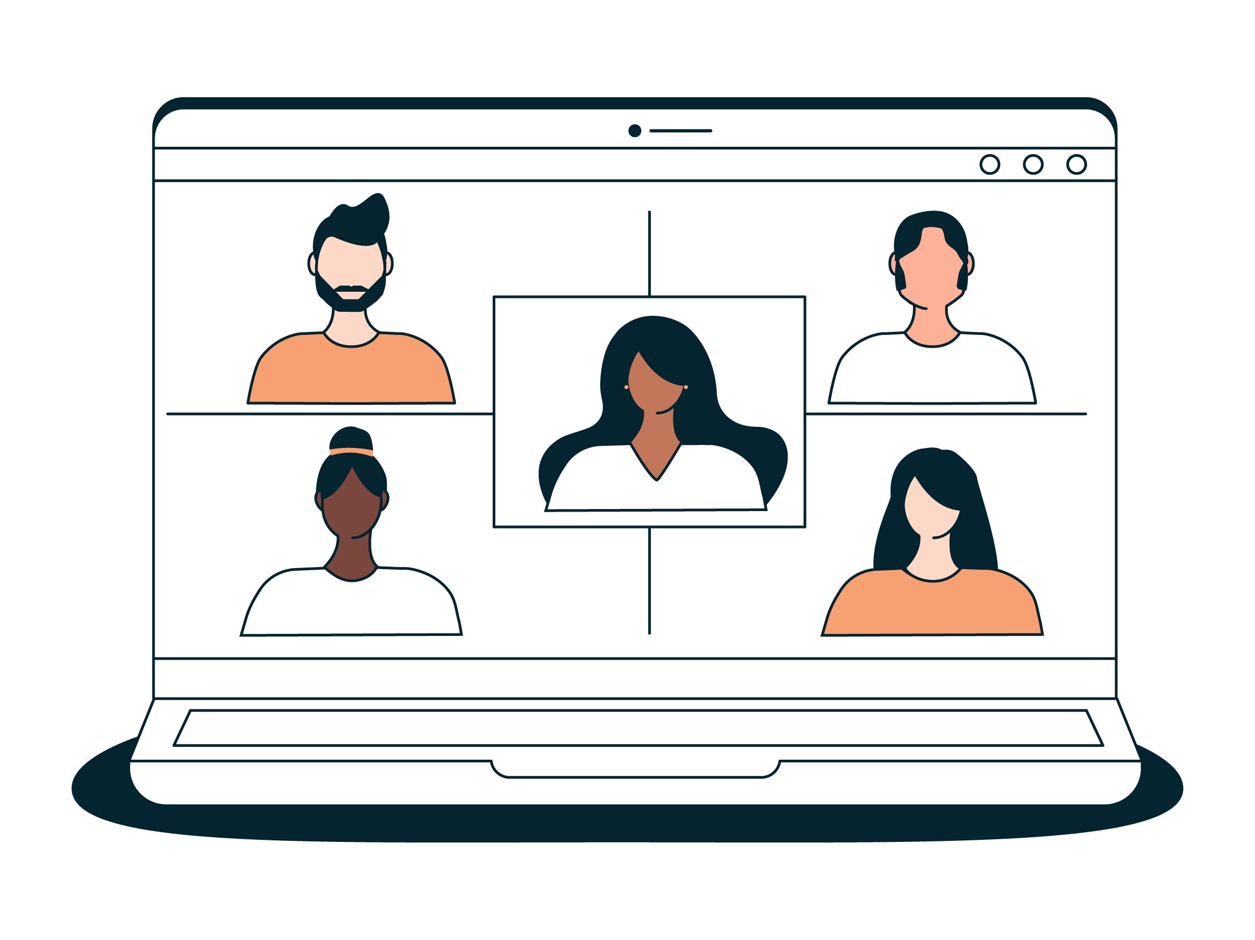 Support_Cantelope_Illustrations_FINAL_Support- IT-Mobile and Video Calls- Microsoft Teams.jpg
