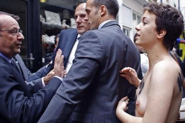 femen Marguerite Stern François hollande