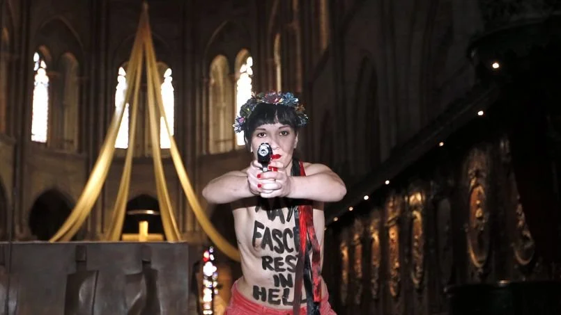 femen Marguerite Stern notre dame de paris