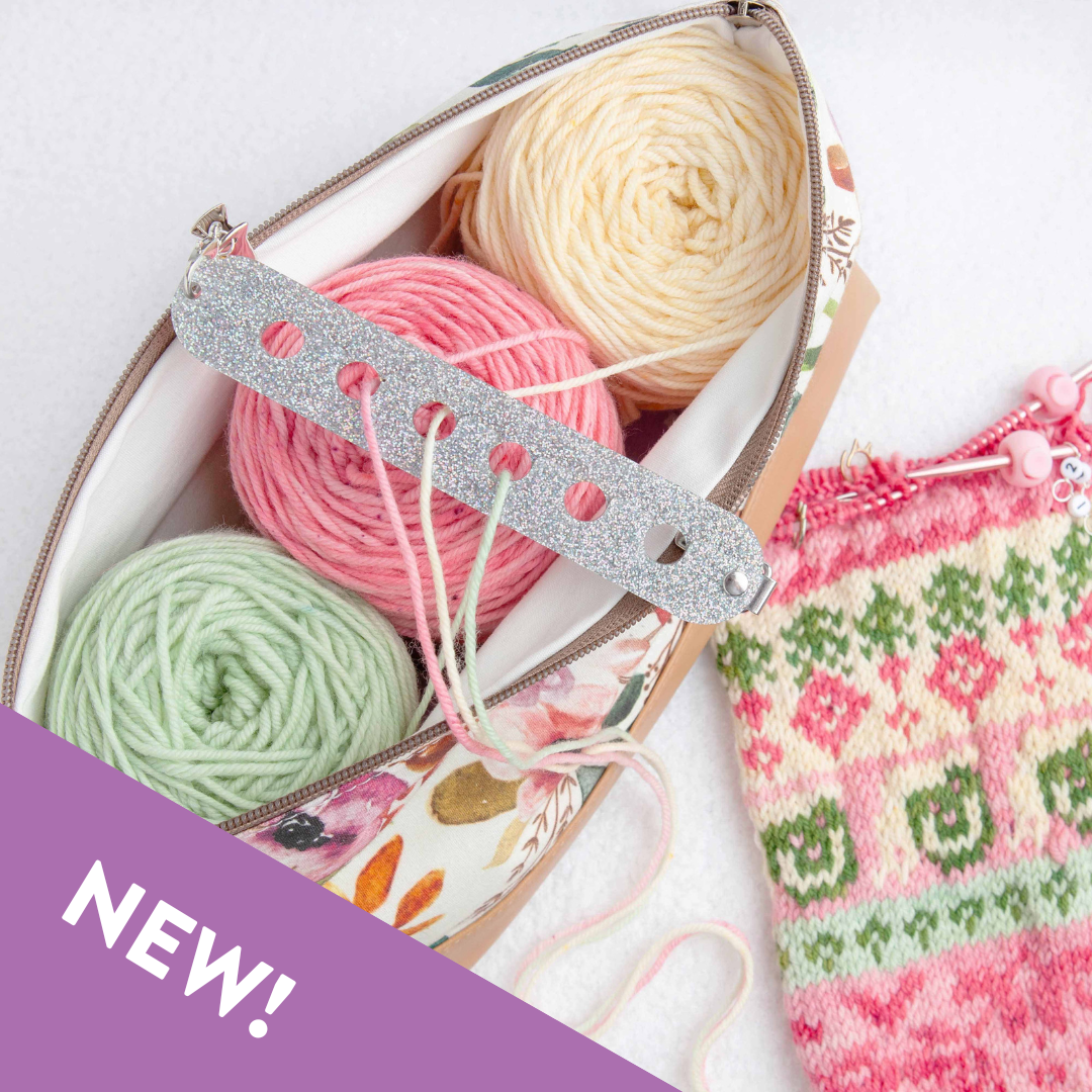 Twice Sheared Sheep Yarn Gator - Universal Colorwork Yarn Divider / Organizer