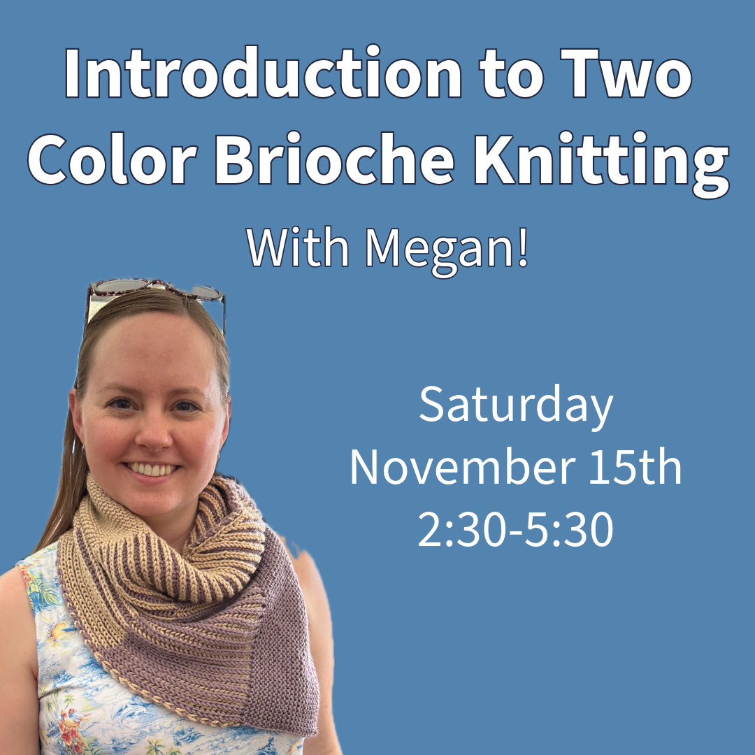 Introduction to Two Color Brioche Knitting with Megan 