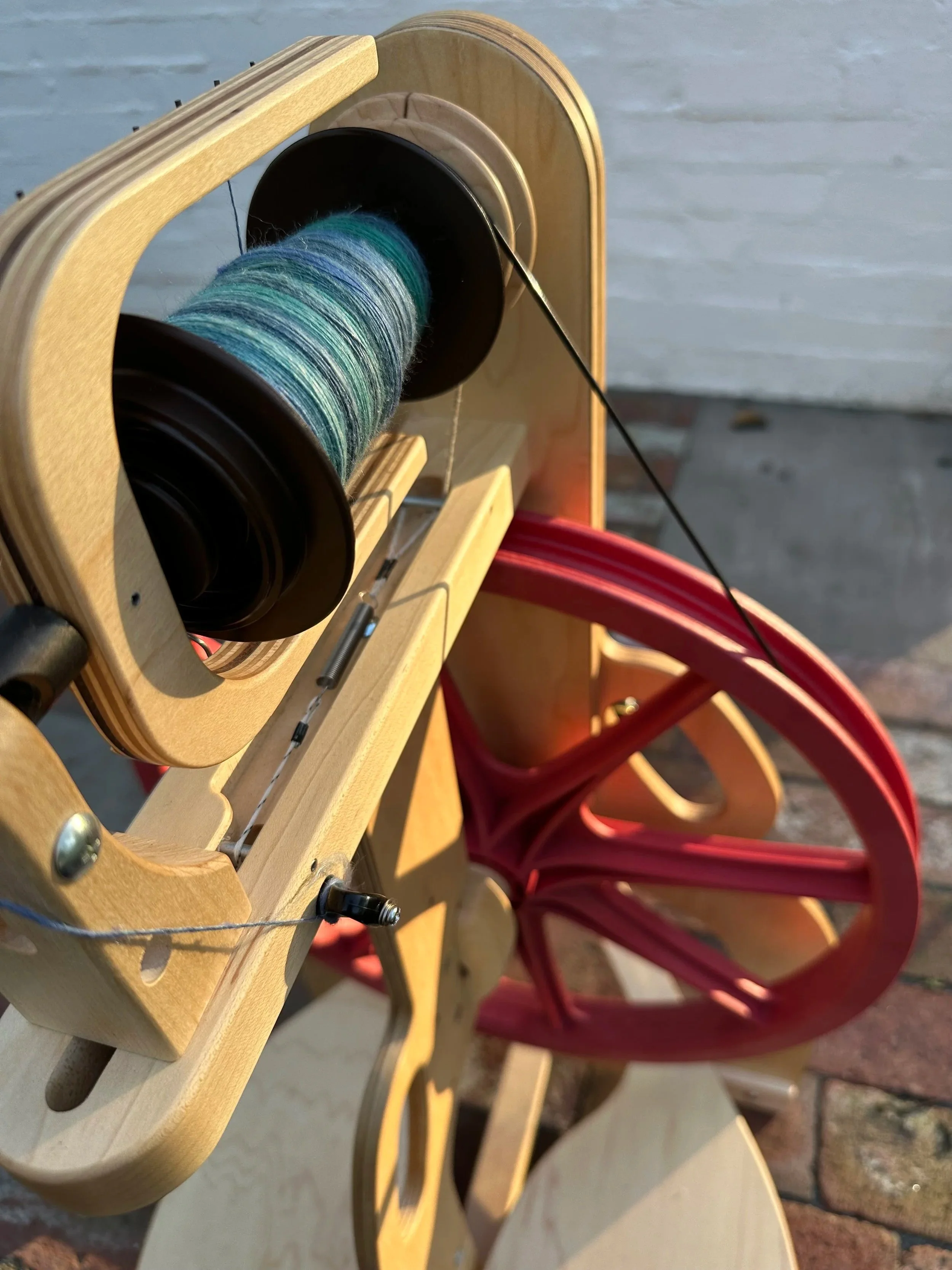 Spinning in the late afternoon sun