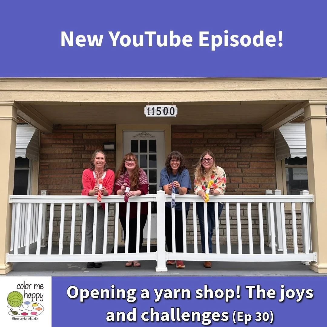 Four weeks from today, we join @rosegoldyarn to open the doors of Flax &amp; Fiber Yarn Collective.  We are so excited for this new venture! 
Learn more about it (including the joys and challenges) on our new YouTube episode.

#fiberfriends  #local #
