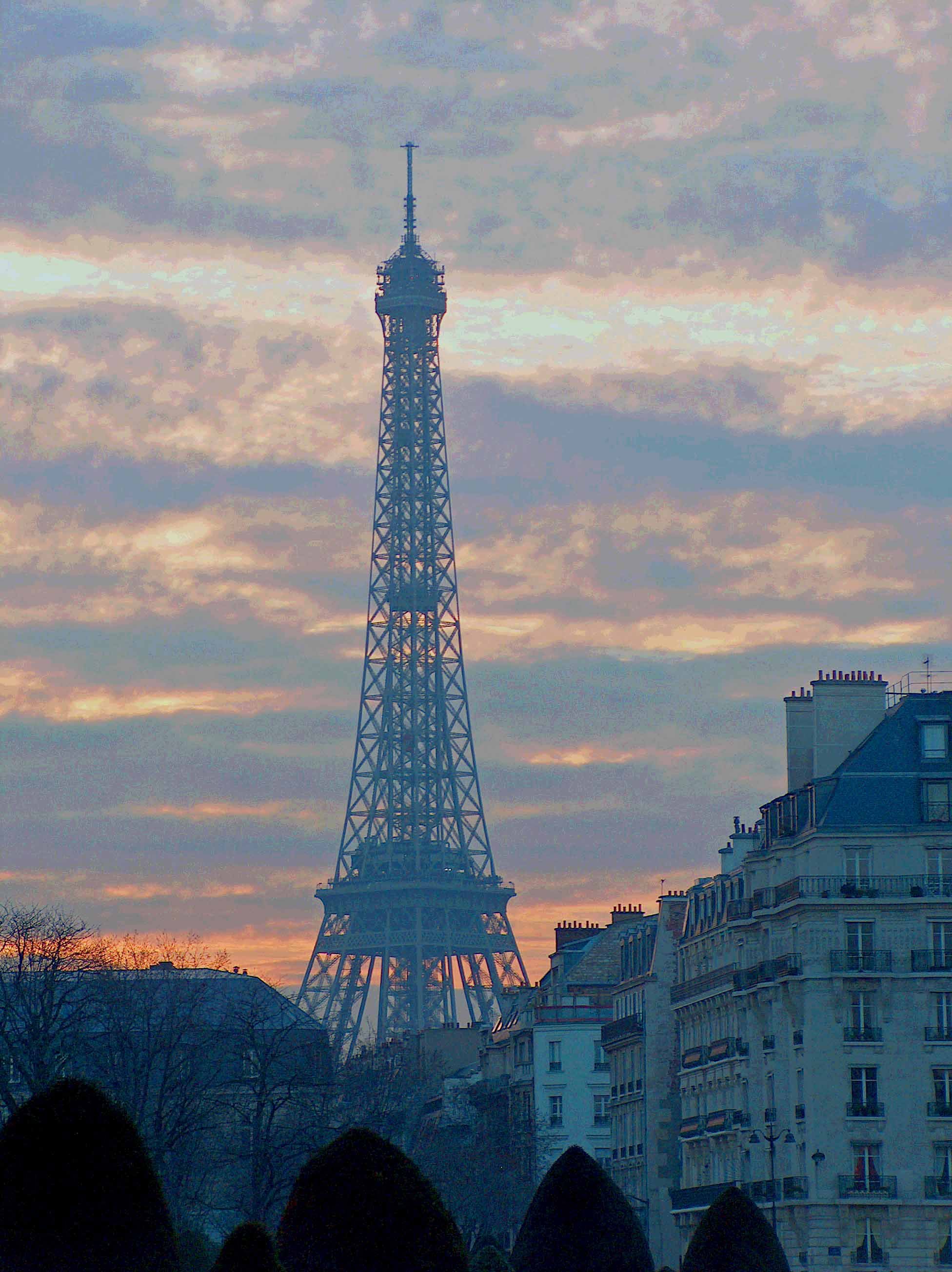 Eiffel sunset, Paris