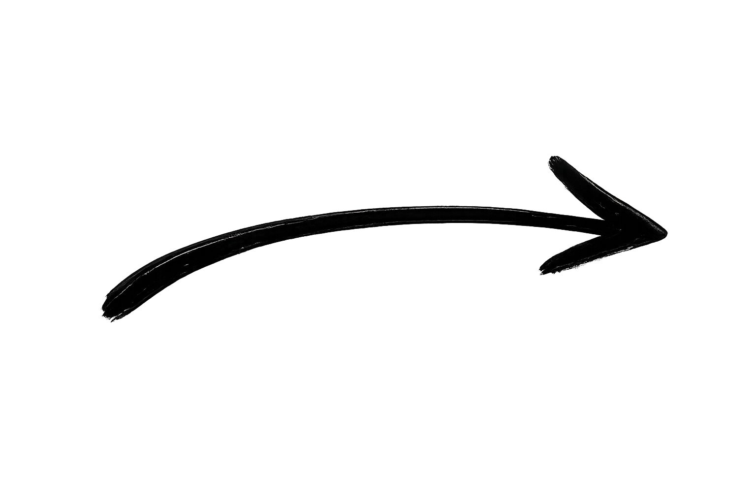 A black arrow pointing to the right on a black background.