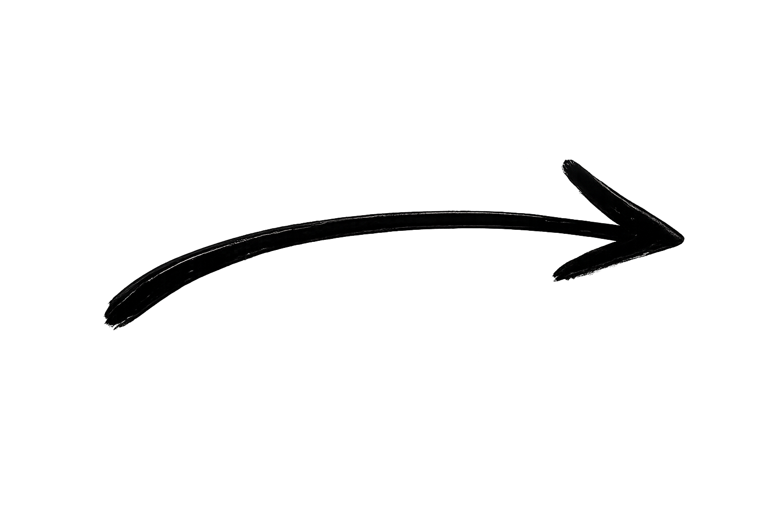 A black arrow pointing to the right on a black background.