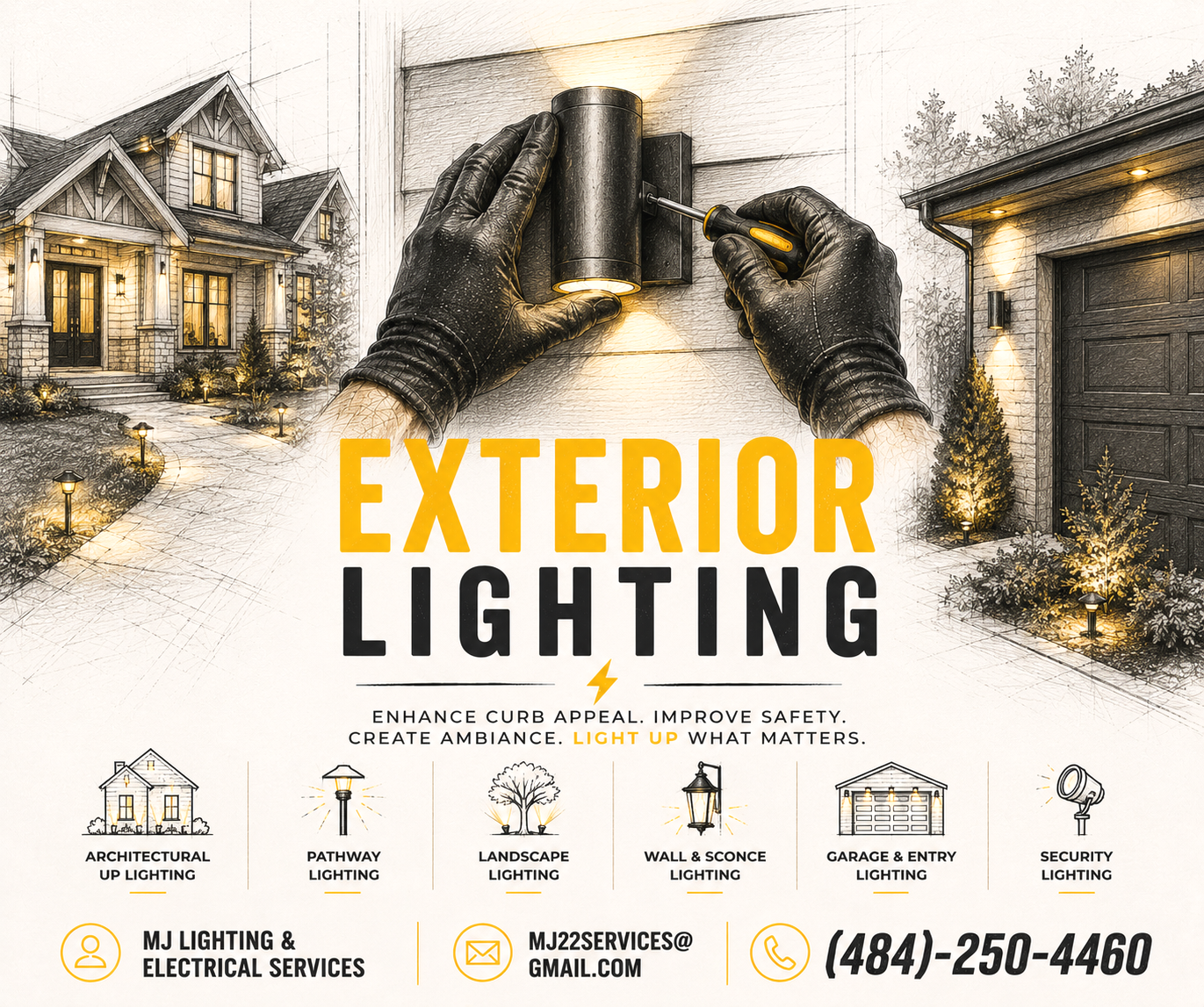 https://www.mjlightingelectricalservices.com/eagleville-electrician/exterior-lighting