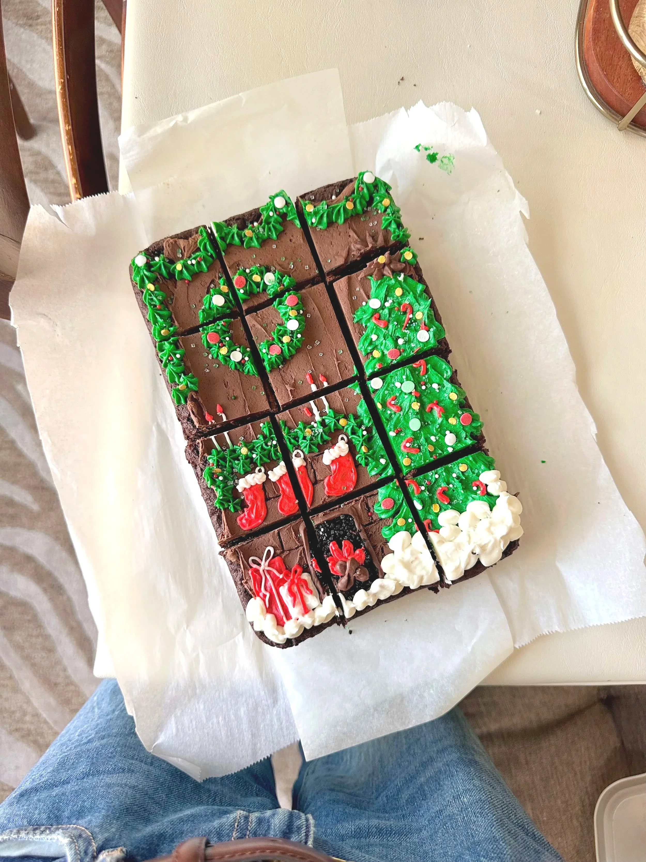 Fudge Frosted Brownies