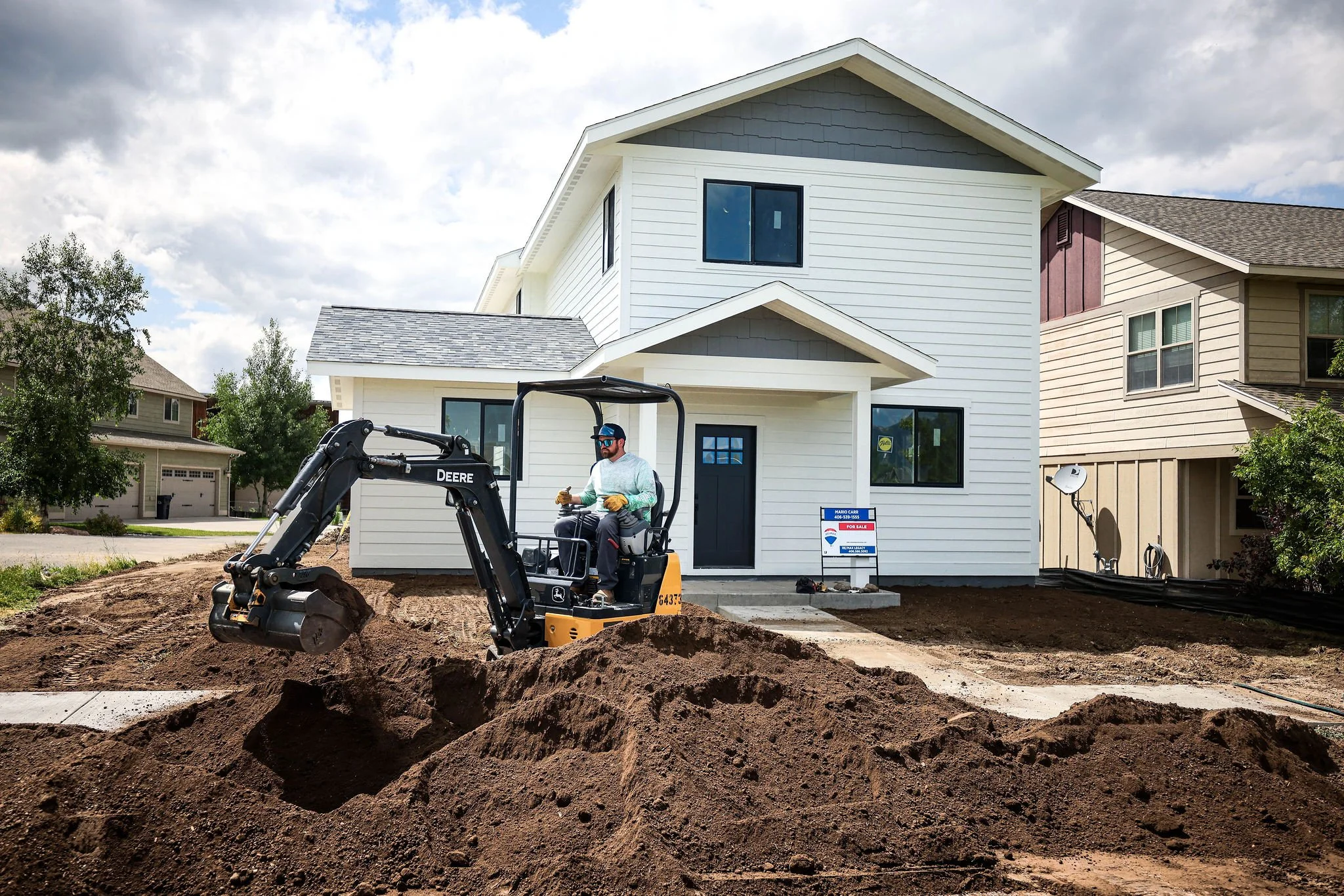 Site drainage and preperation in Bozeman, MT landscaping services