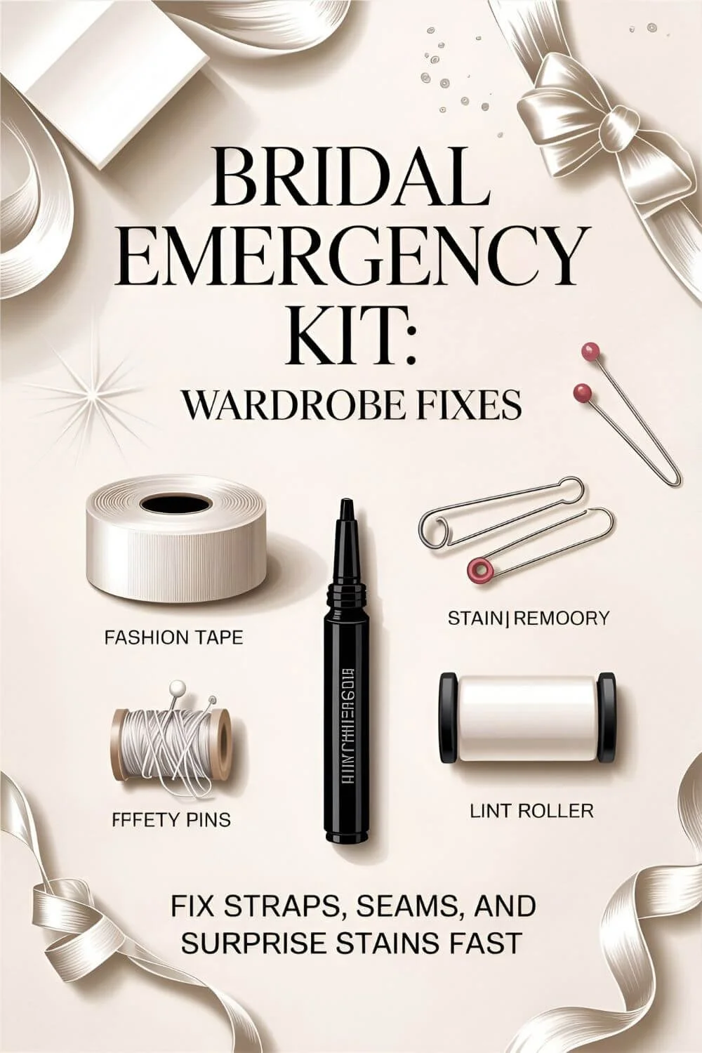 Bridal Emergency Kit: Must-Have Items Every Bride Actually Uses — Lilly ...