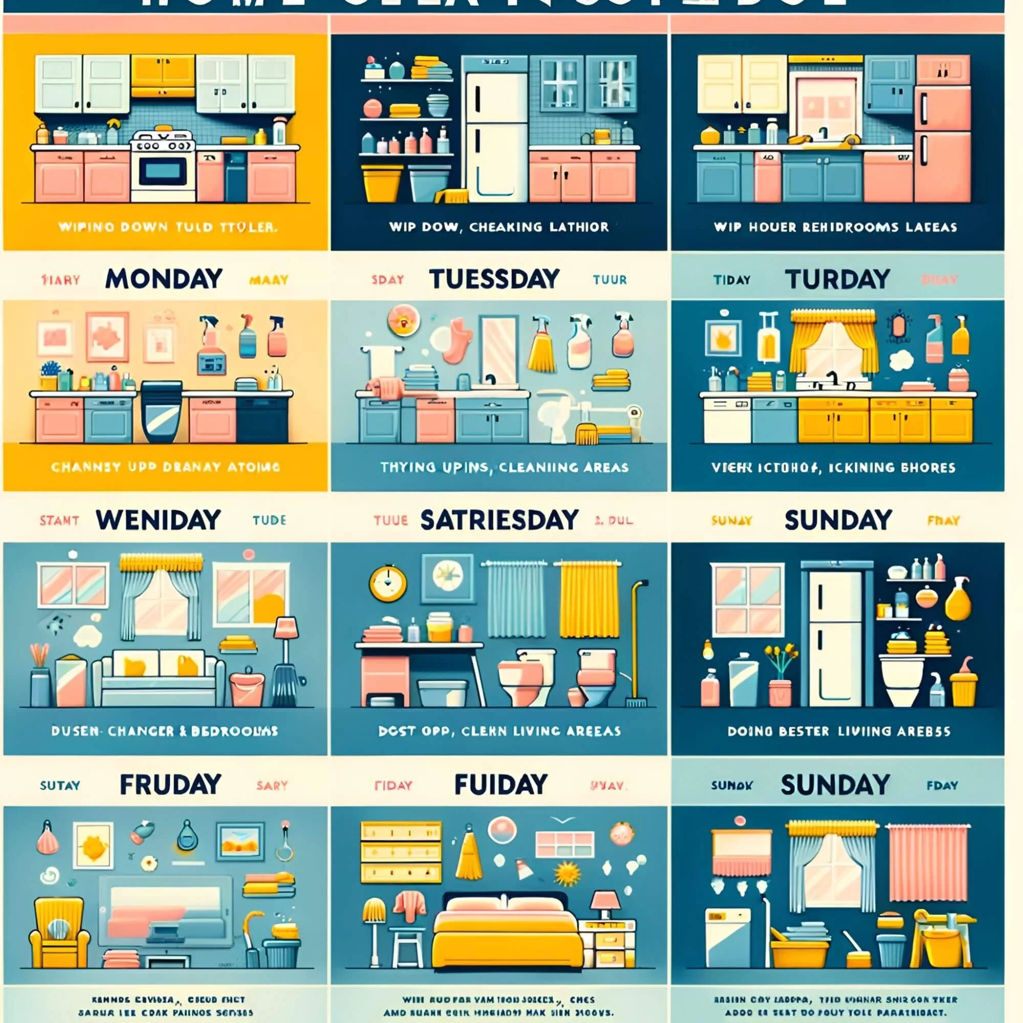 Fast Cleaning Routines Efficient Weekly Cleaning for Busy Women - Quick & Easy Routines ...