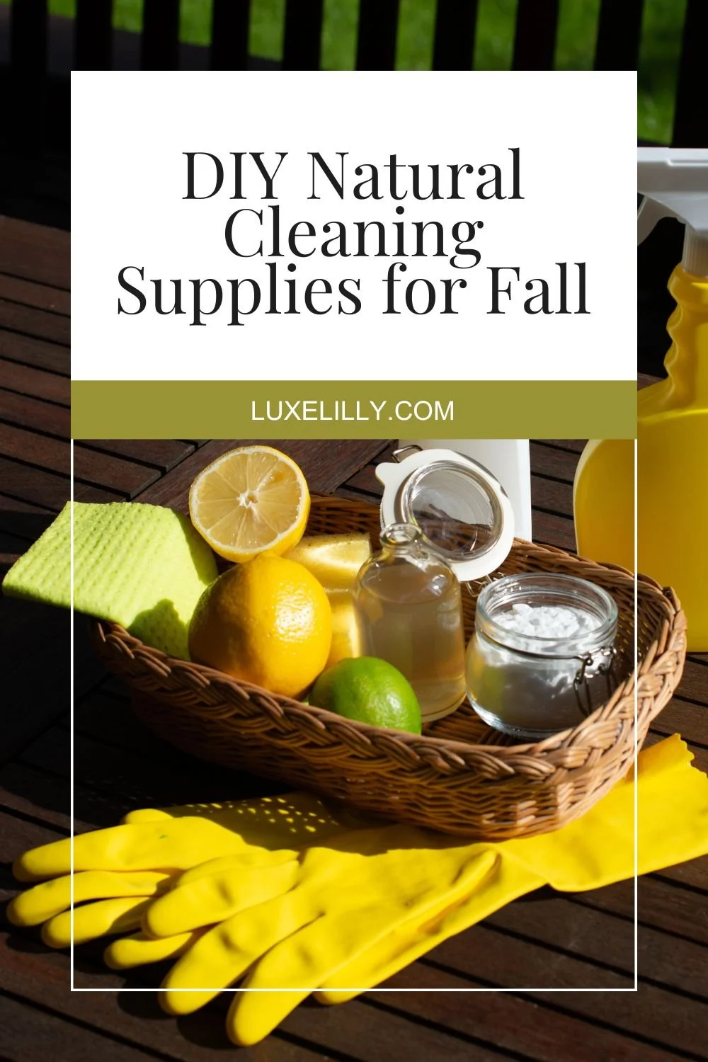 DIY Natural Cleaning Supplies for Fall — Lilly & Co.