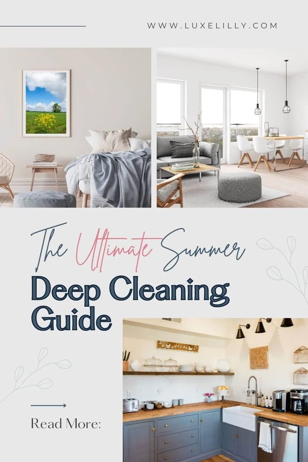 Summer Clean The Ultimate Summer Deep Cleaning Guide: A Room-by-Room Checklist for a ...